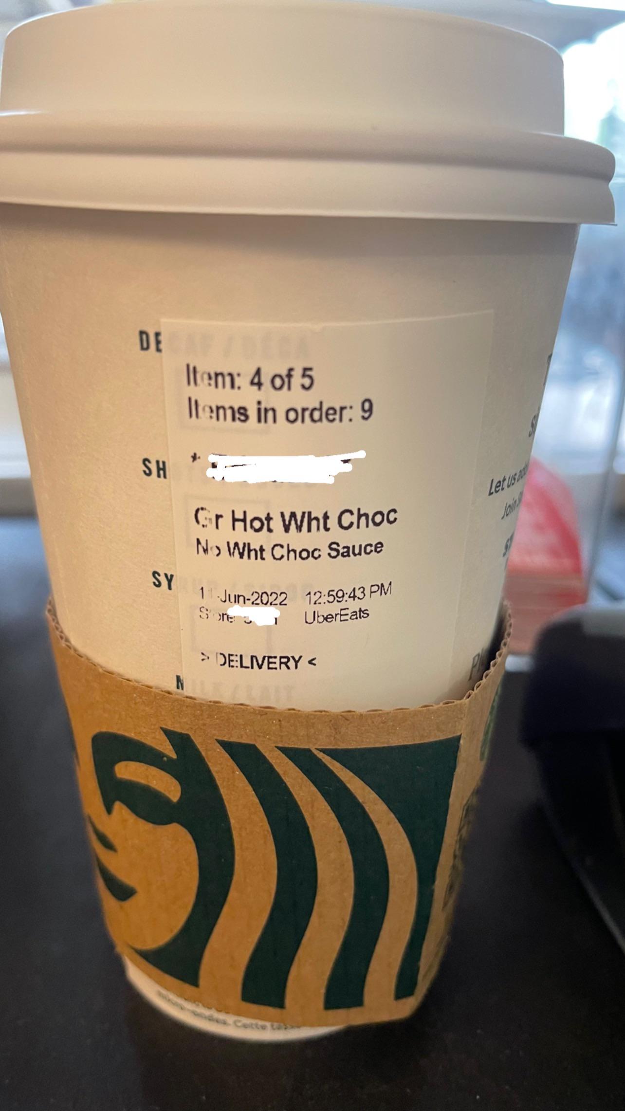 you wanted steamed milk & whipped cream?😩😍 r/starbucks