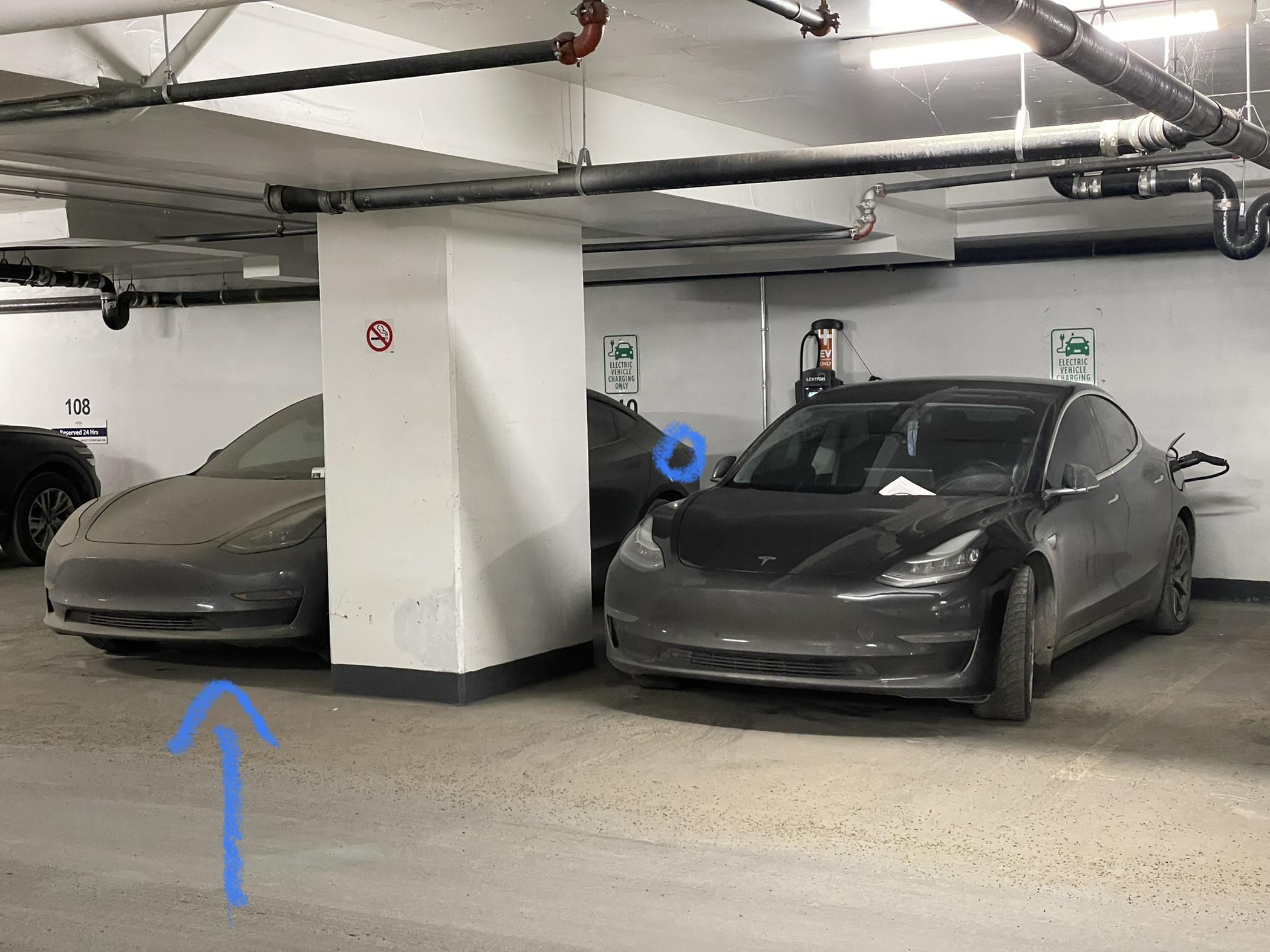 My apartment only has two stalls to charge any Tesla in the building