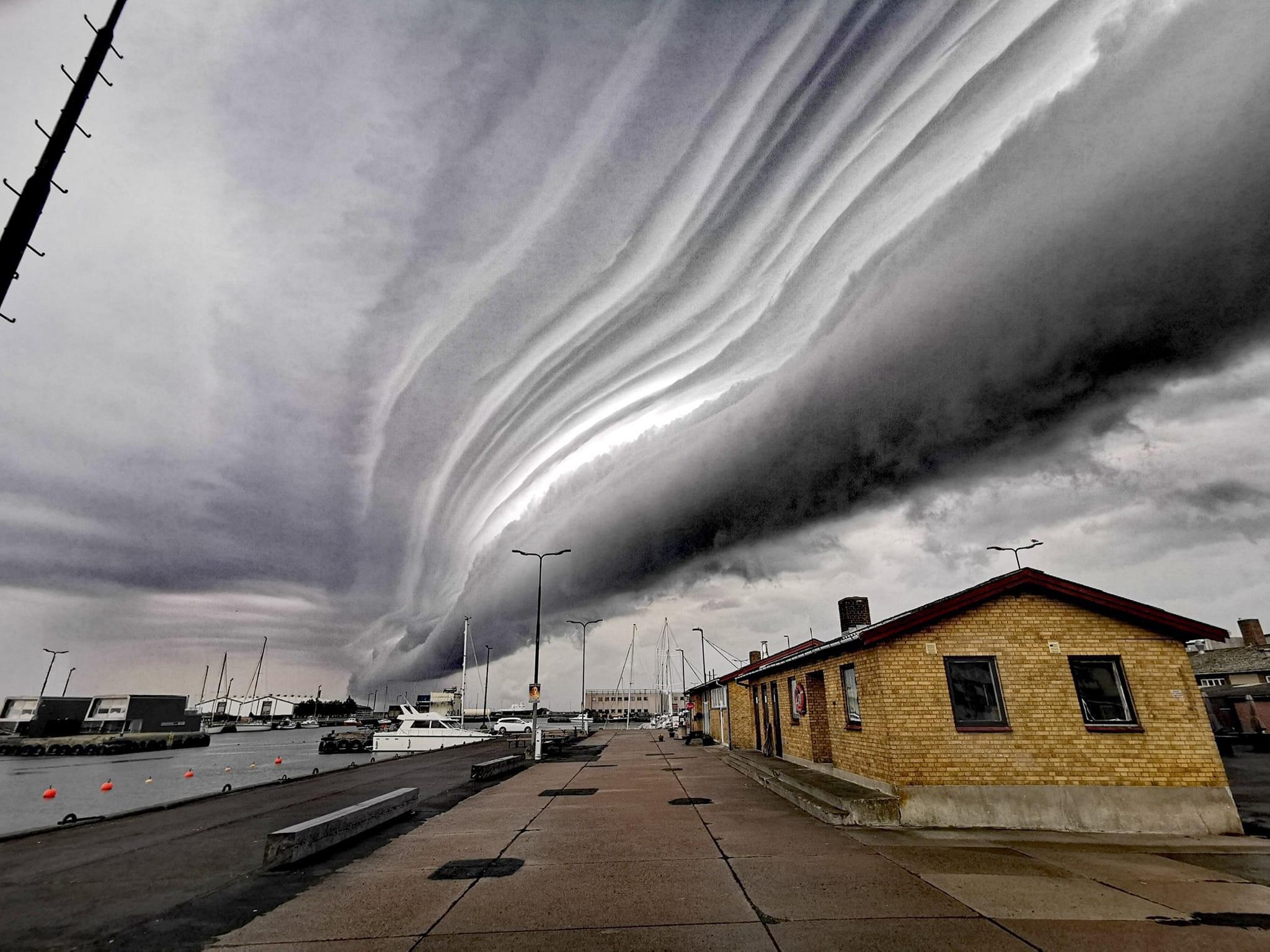 Does this weather phenomenon have a name? Bornholm, Denmark r