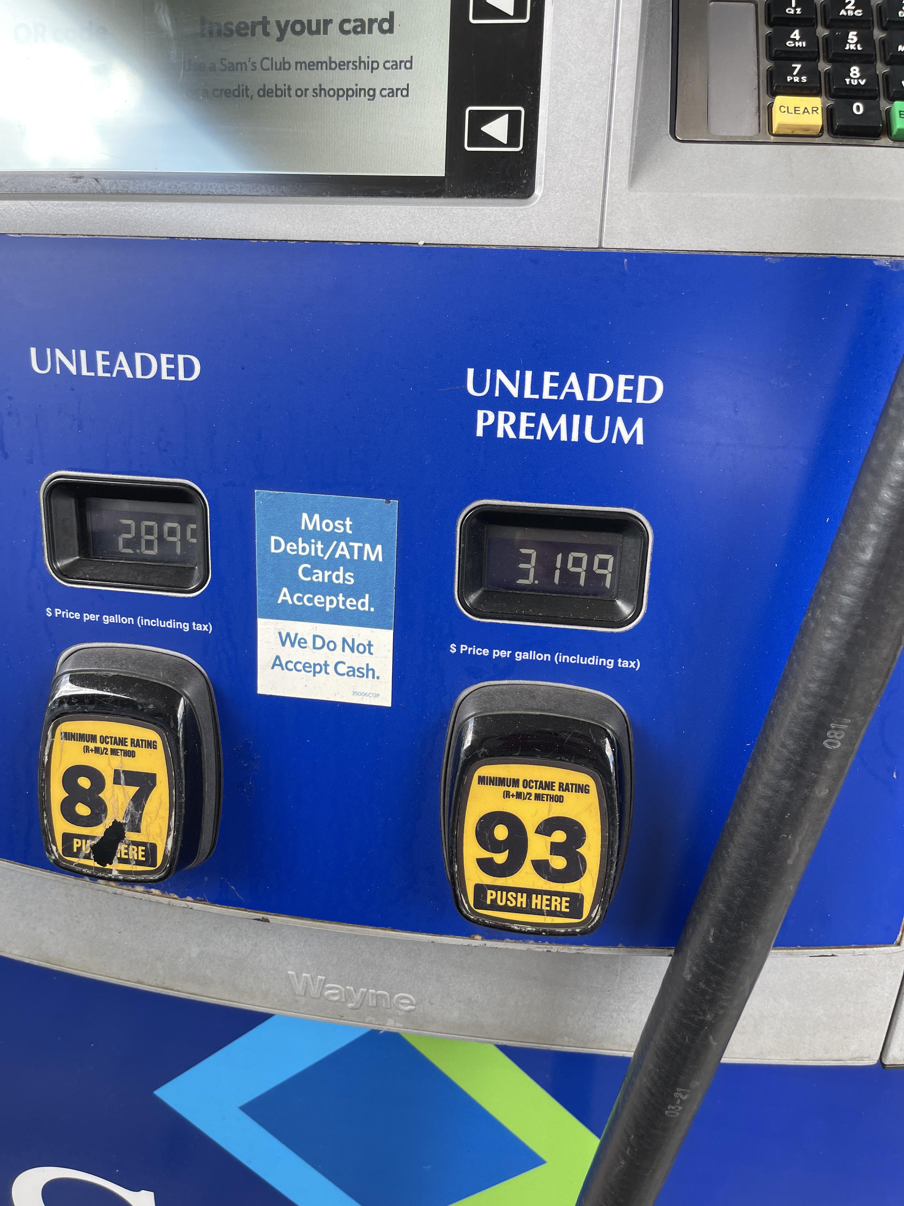 Gas prices in central Florida! r/2022wrx