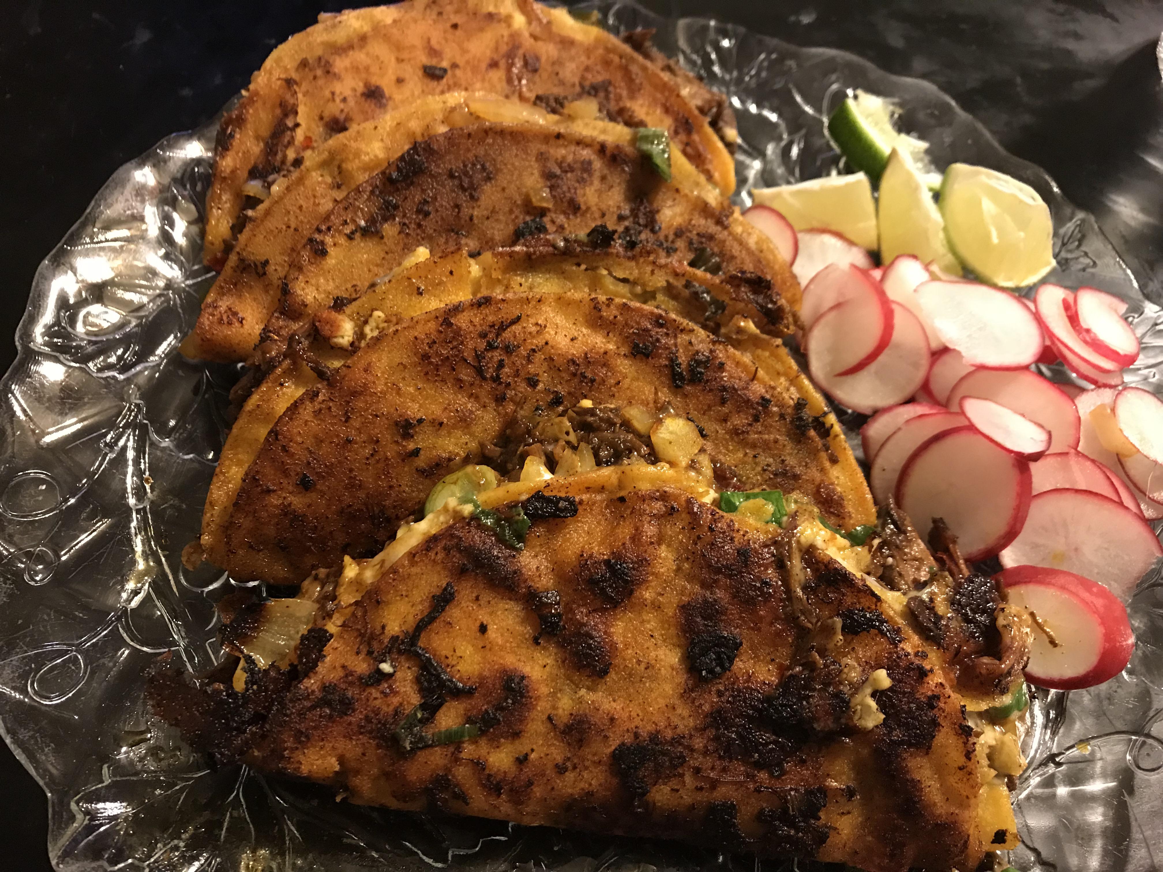 [Homemade] Tacos Dorados con Birria de Res r/food