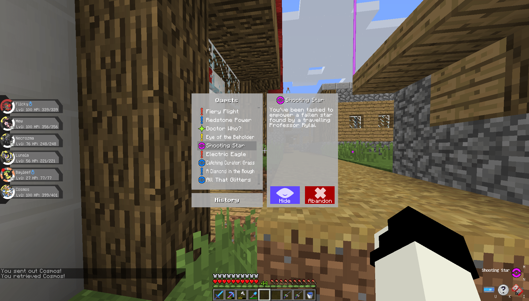 Shooting Star Quest Glitched r/PixelmonMod