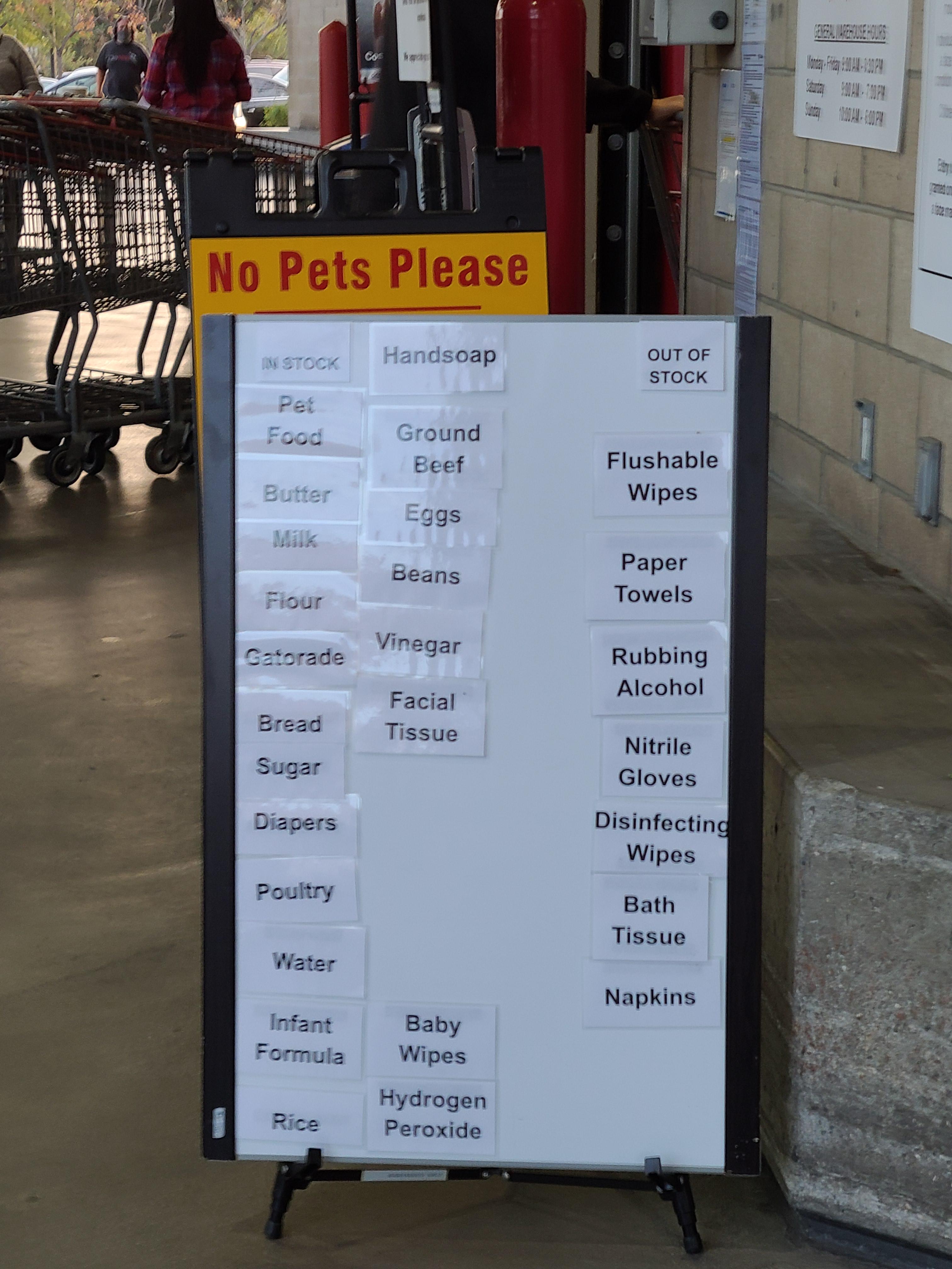 Costco Burbank availability today r/burbank