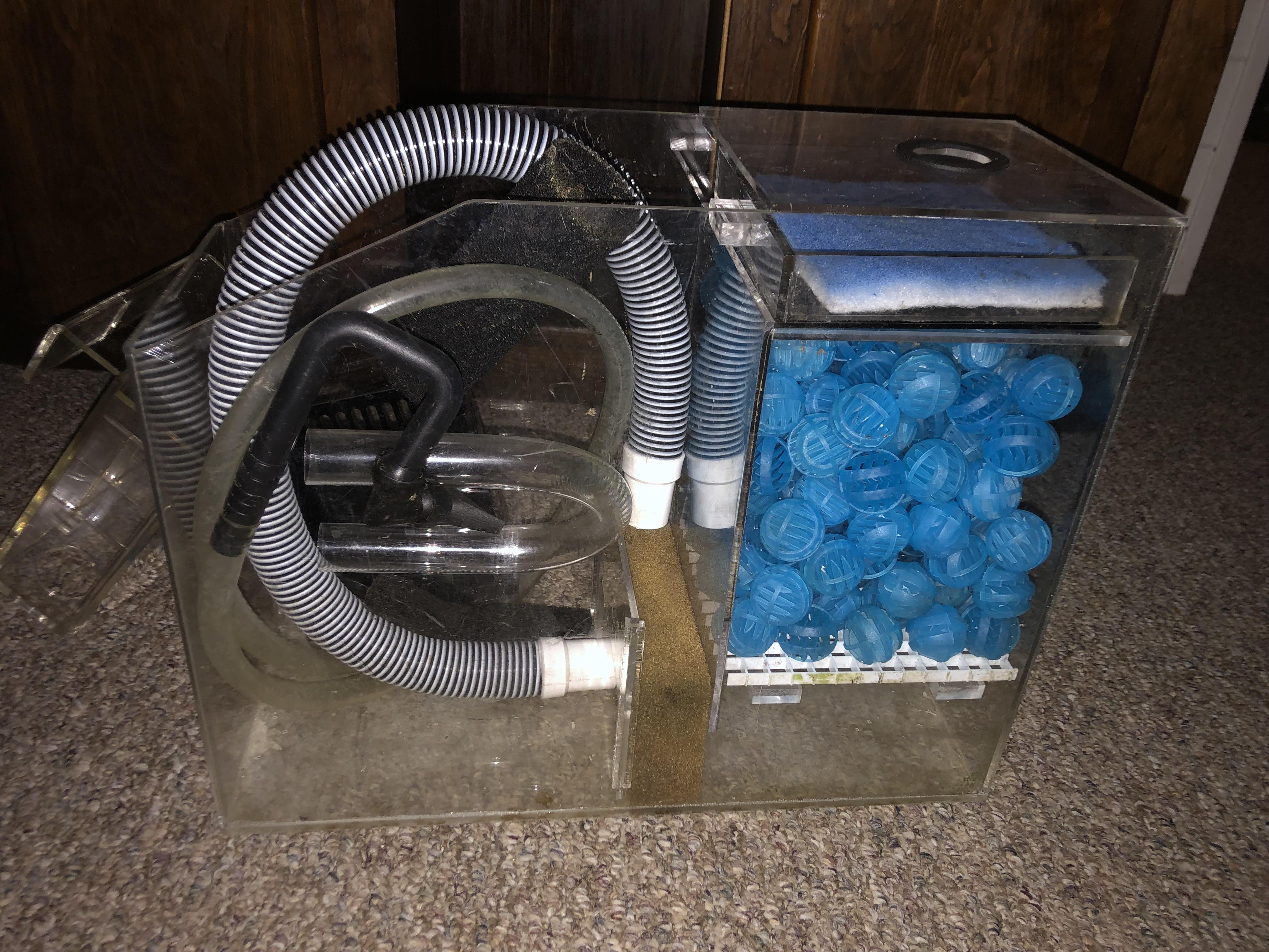 I received this sump setup with my 90gal tank I just purchased but the