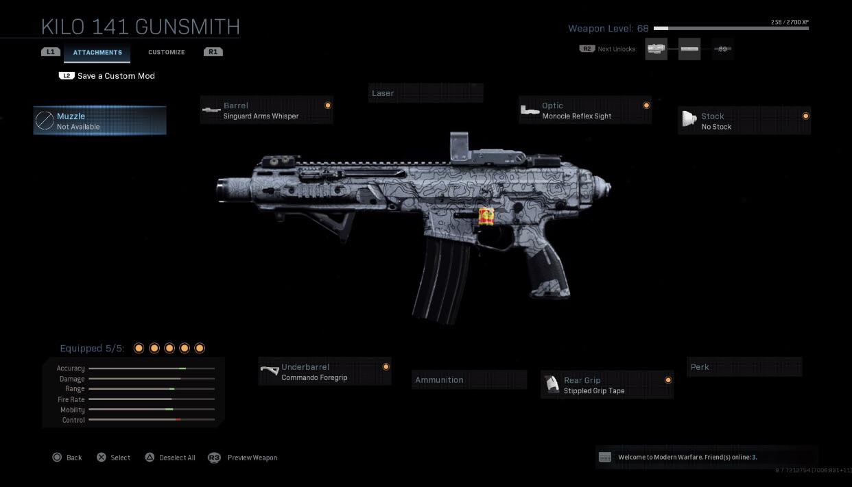 This Kilo setup melts. Almost to gold! r/modernwarfare