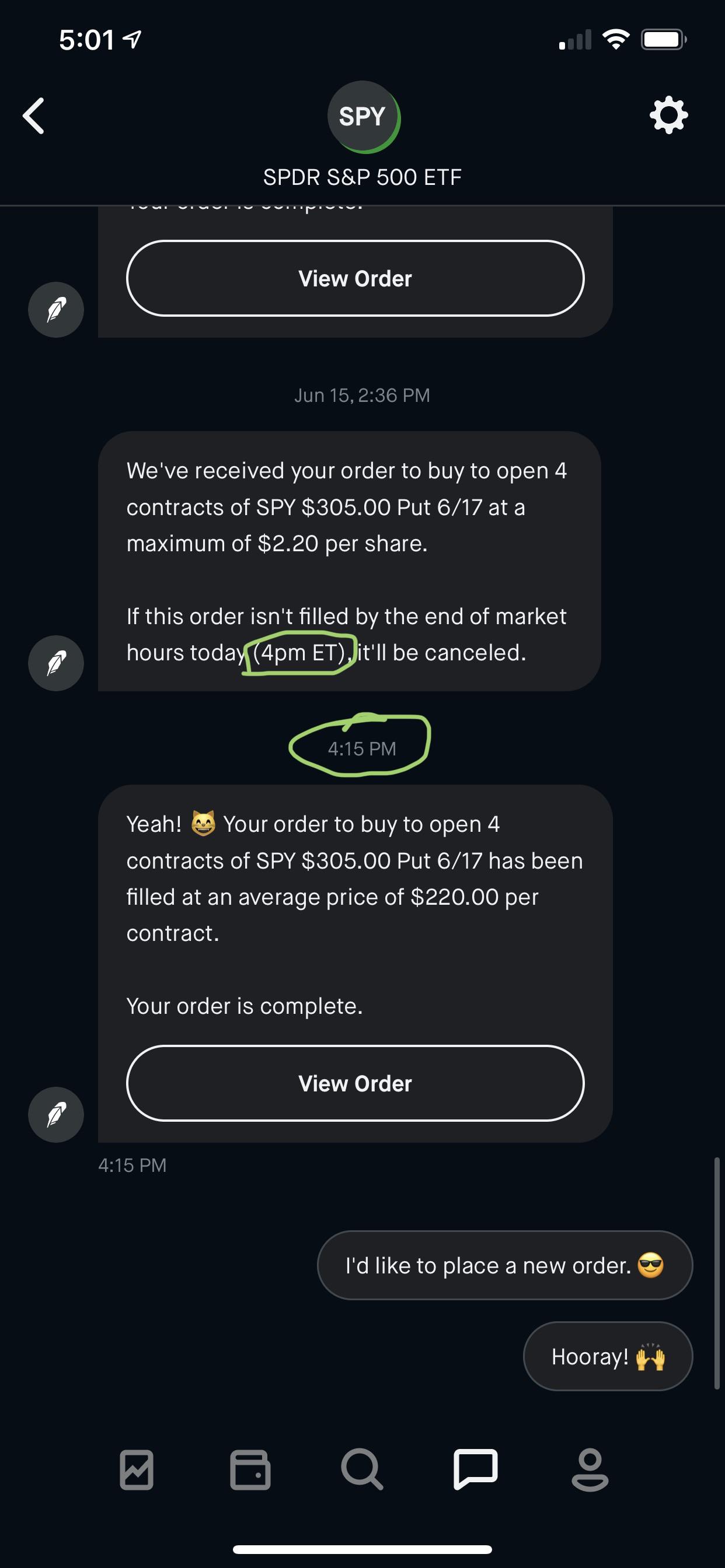 Was this a RH mistake? It clearly said order would be canceled by 4pm