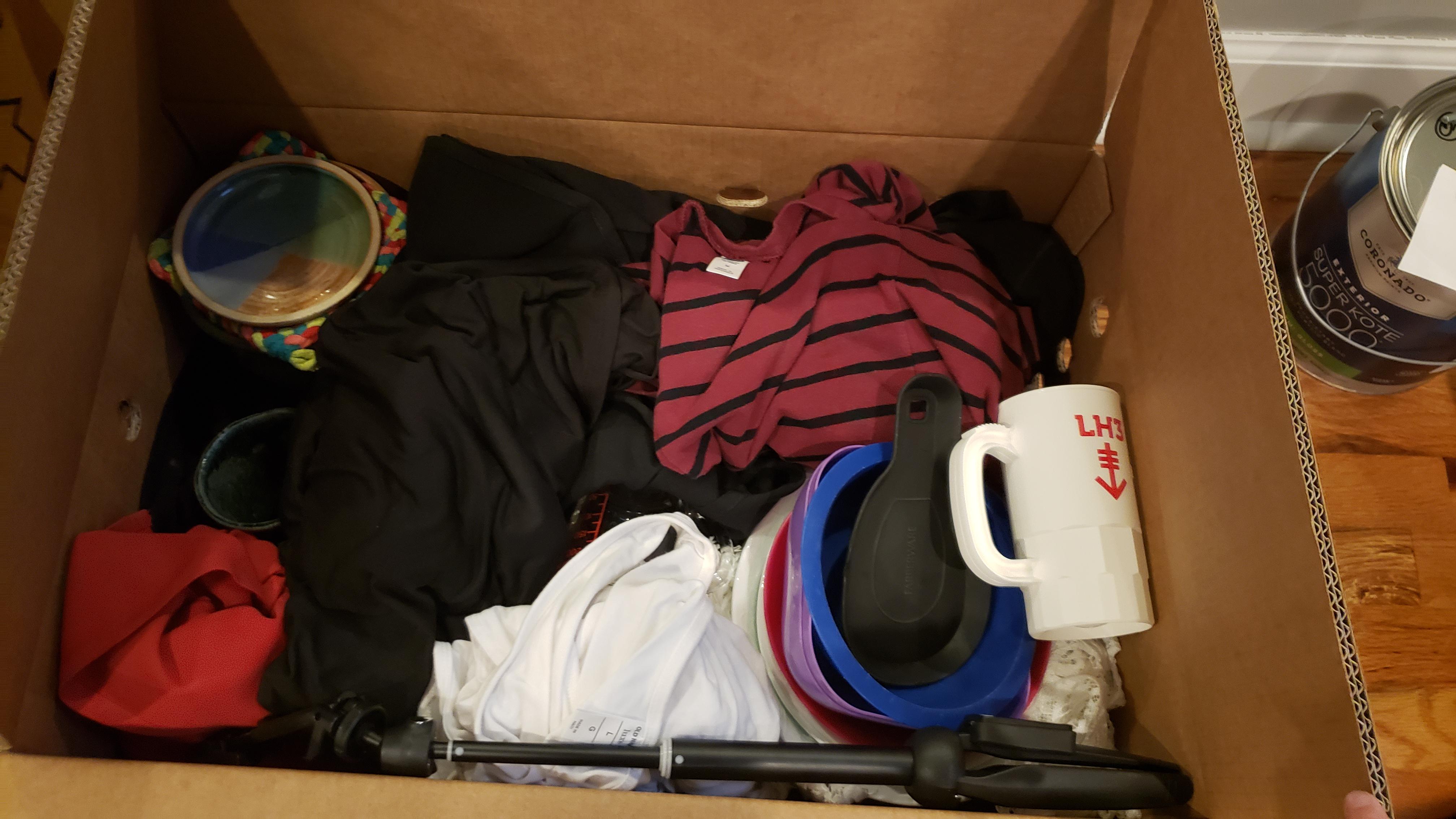 Packing to make a big move and opted for wrapping all my ceramics with