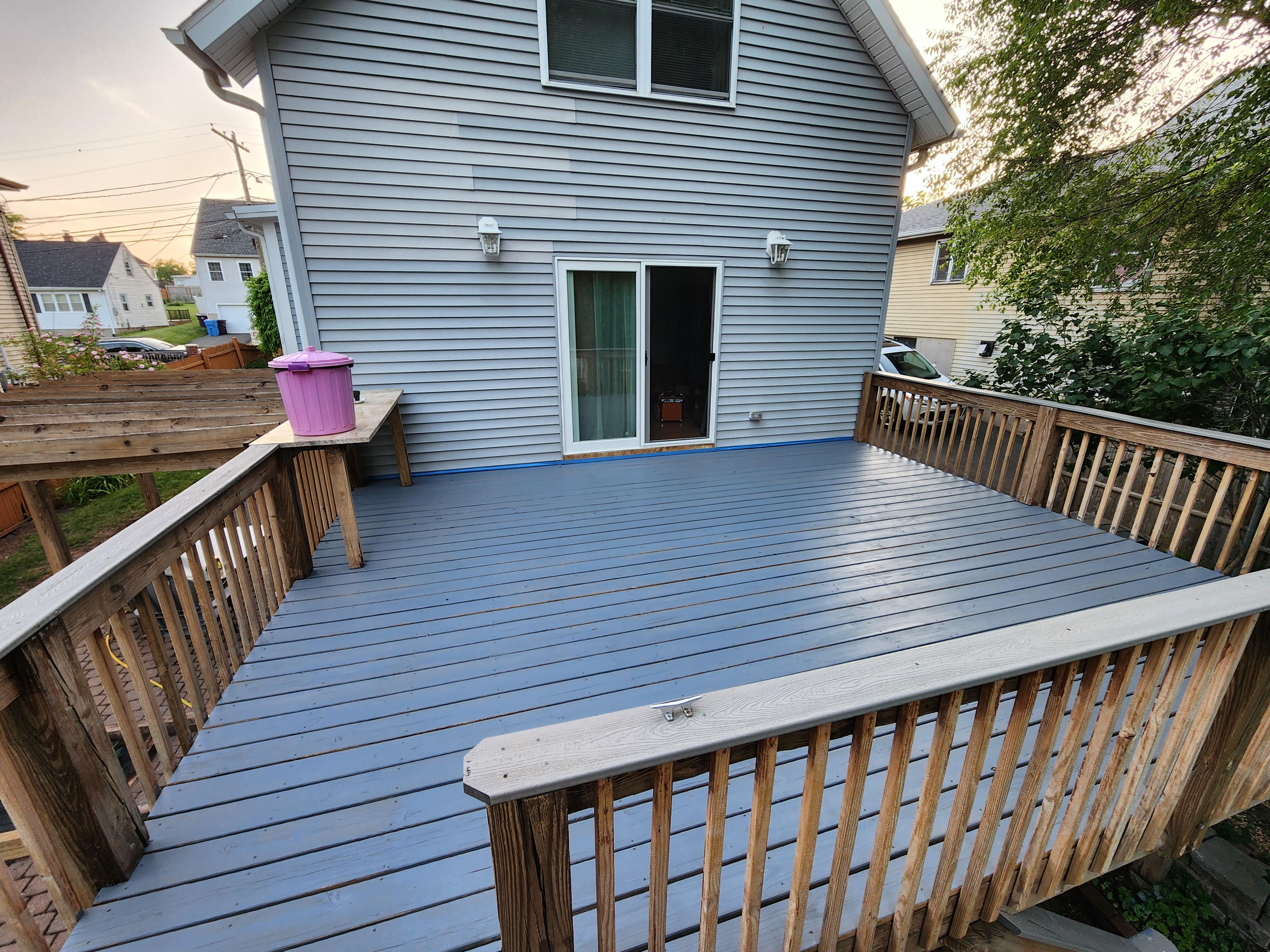 Staining timeframe for 2nd coat r/Decks