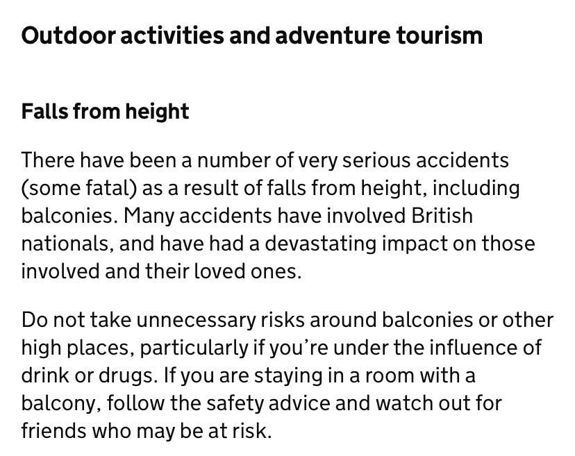 Advice from the UK foreign office for travel to Spain r/2westerneurope4u