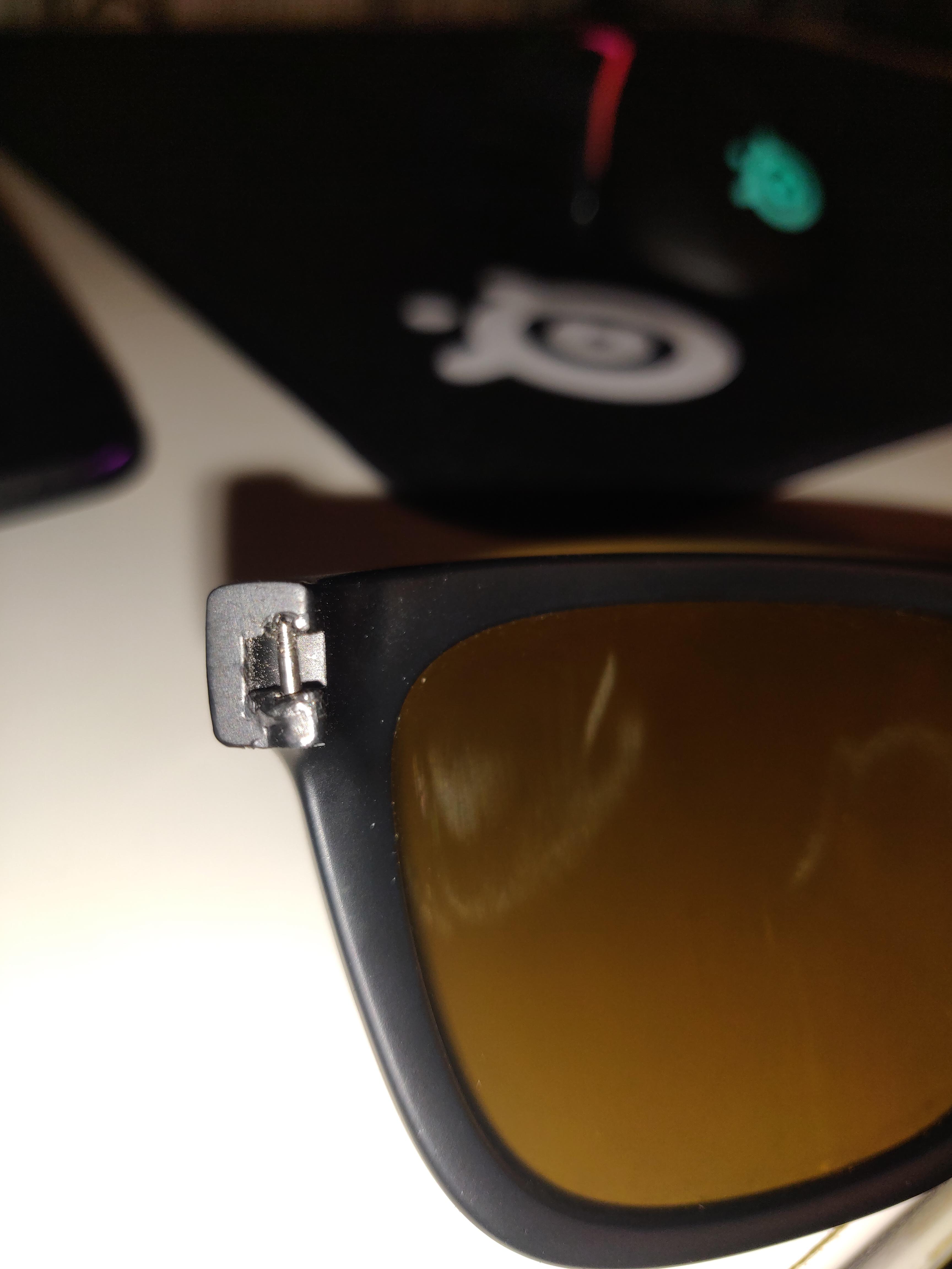 Ideas for gluing sunglass hinge without gluing it shut r/fixit