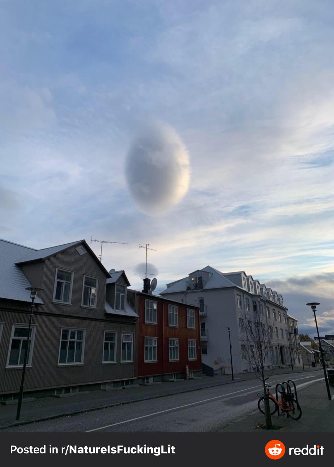 Is that an egg... in the sky?? EggsInStrangePlaces