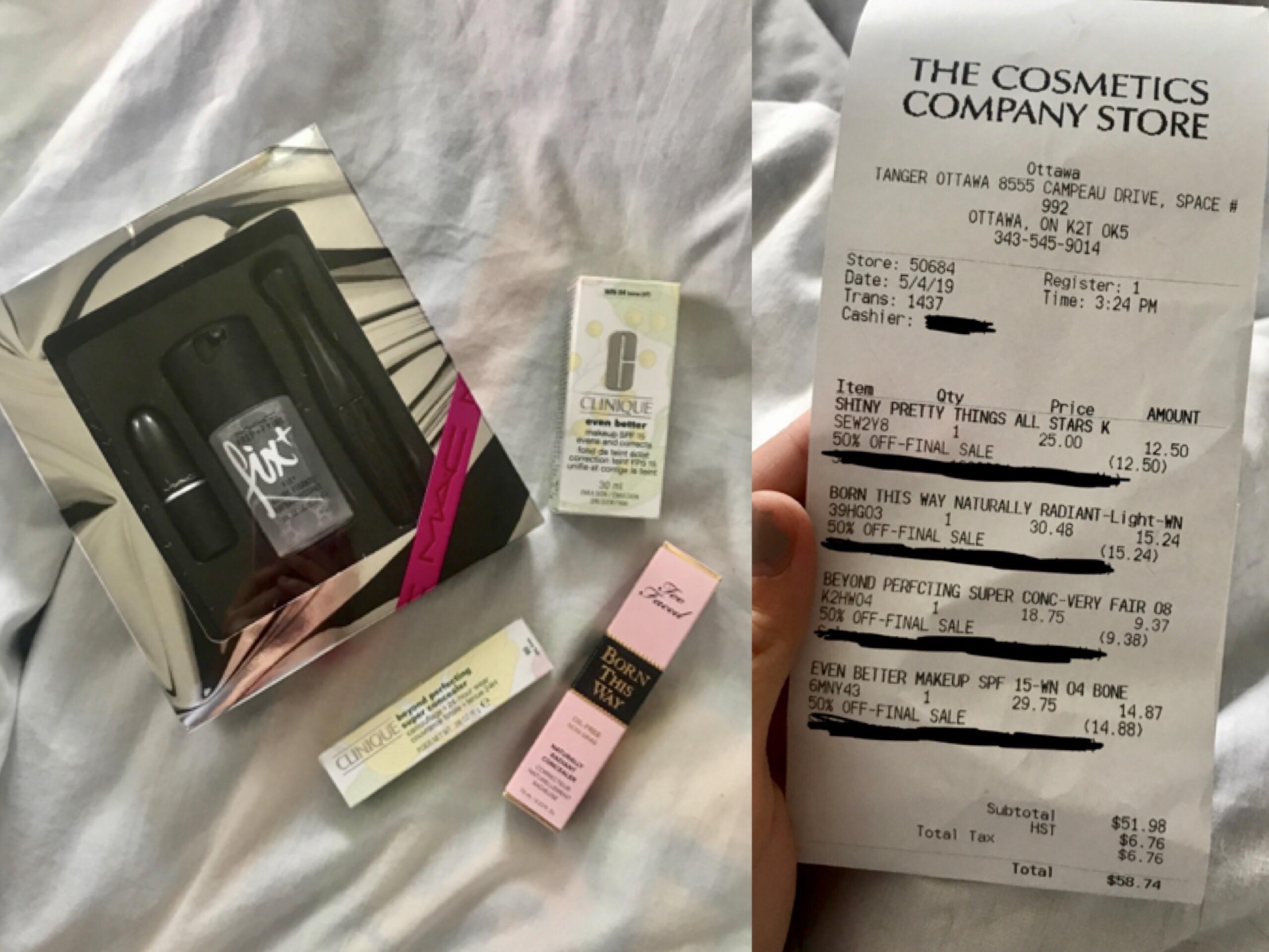 Ottawa people!! The Cosmetics Company Store in Tanger Outlet is doing