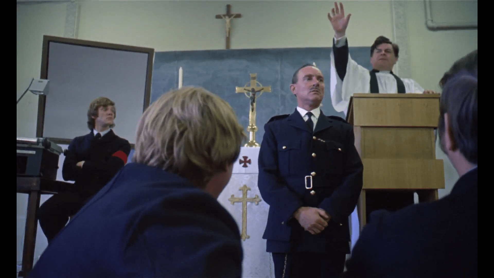 A Clockwork Orange (1971) . A red Armband, the Reichswehr Cross, the