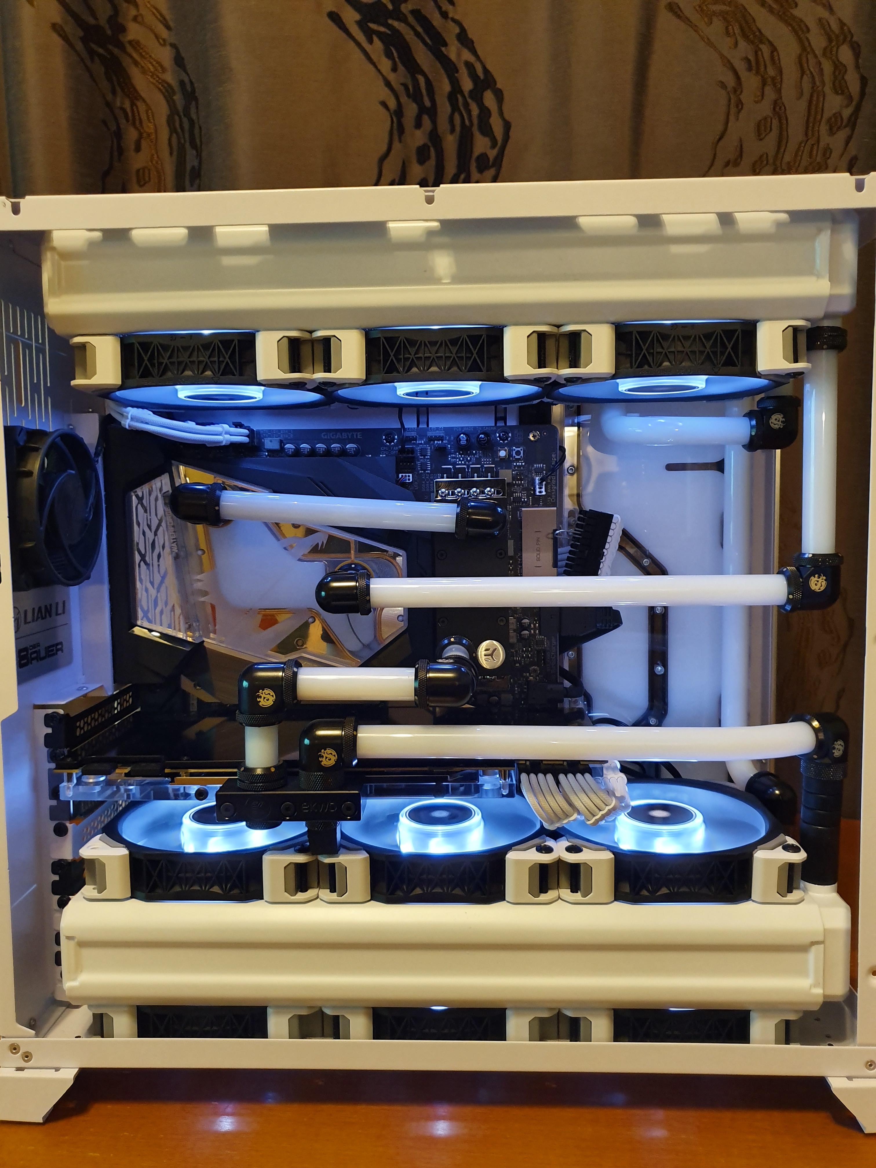 Lian Li PC o11D. New fluids and some more fans. r/watercooling