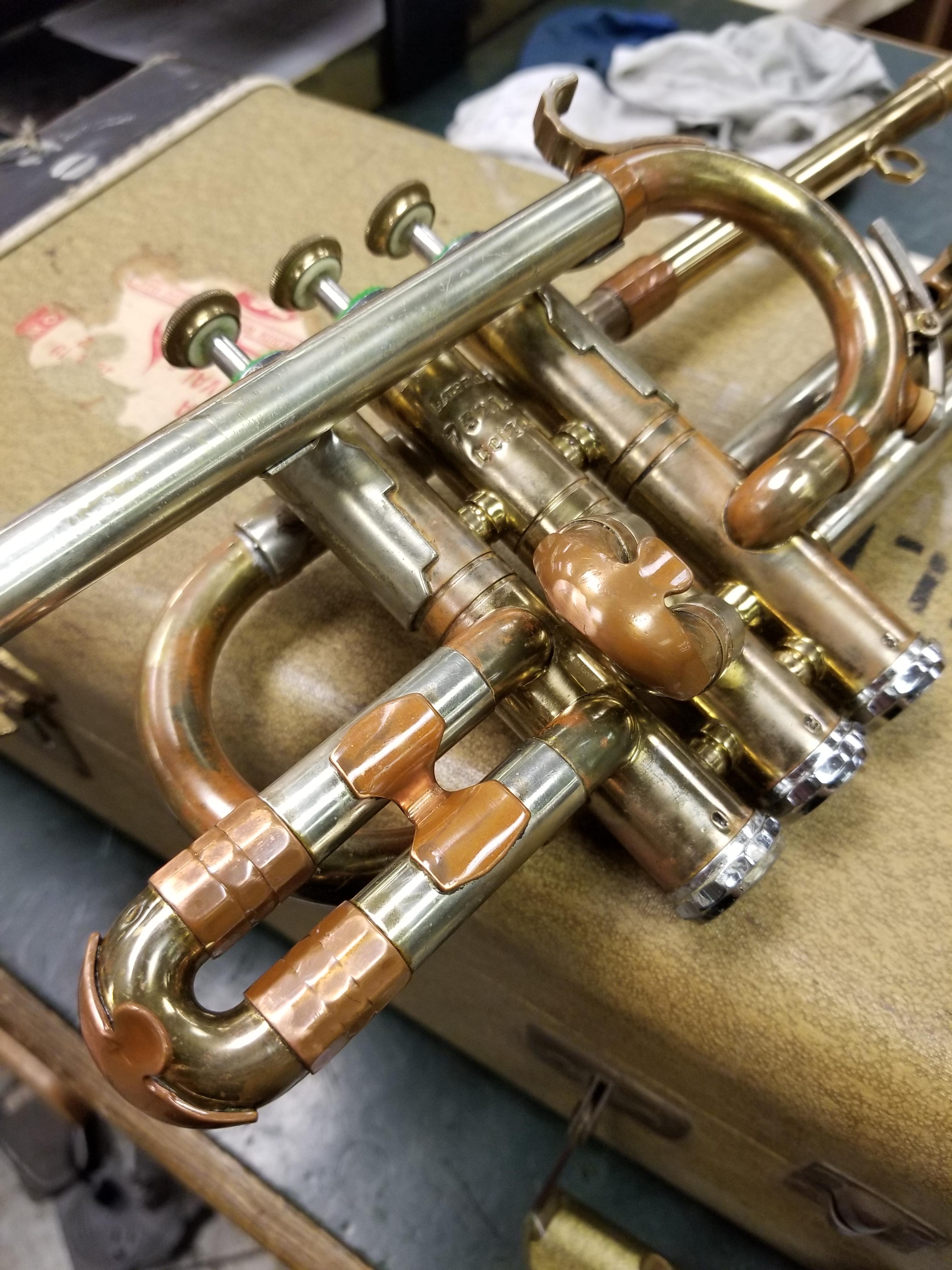 Found this Getzen Herald Trumpet at work today. The tone ring reads