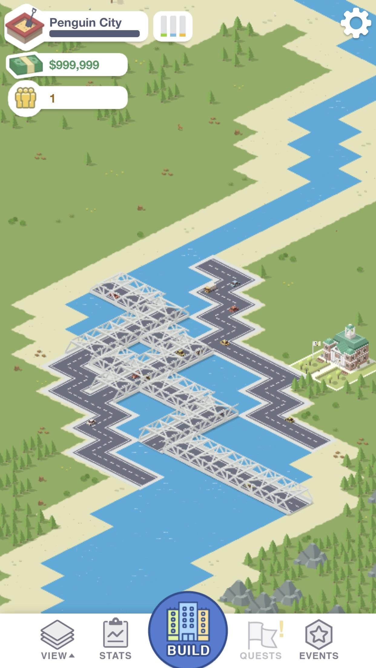 Building bridges poorly. r/PocketCity