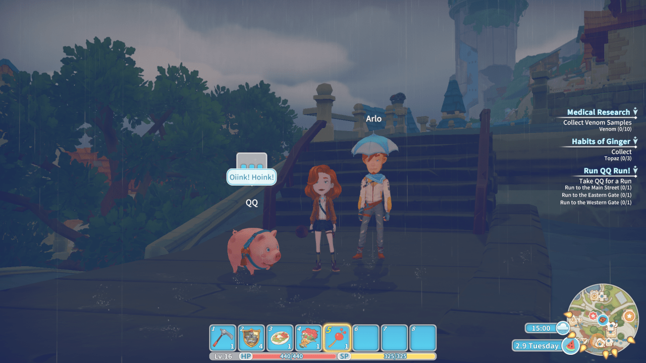 I guess going for a run with me wasn't enough for Arlo and he has