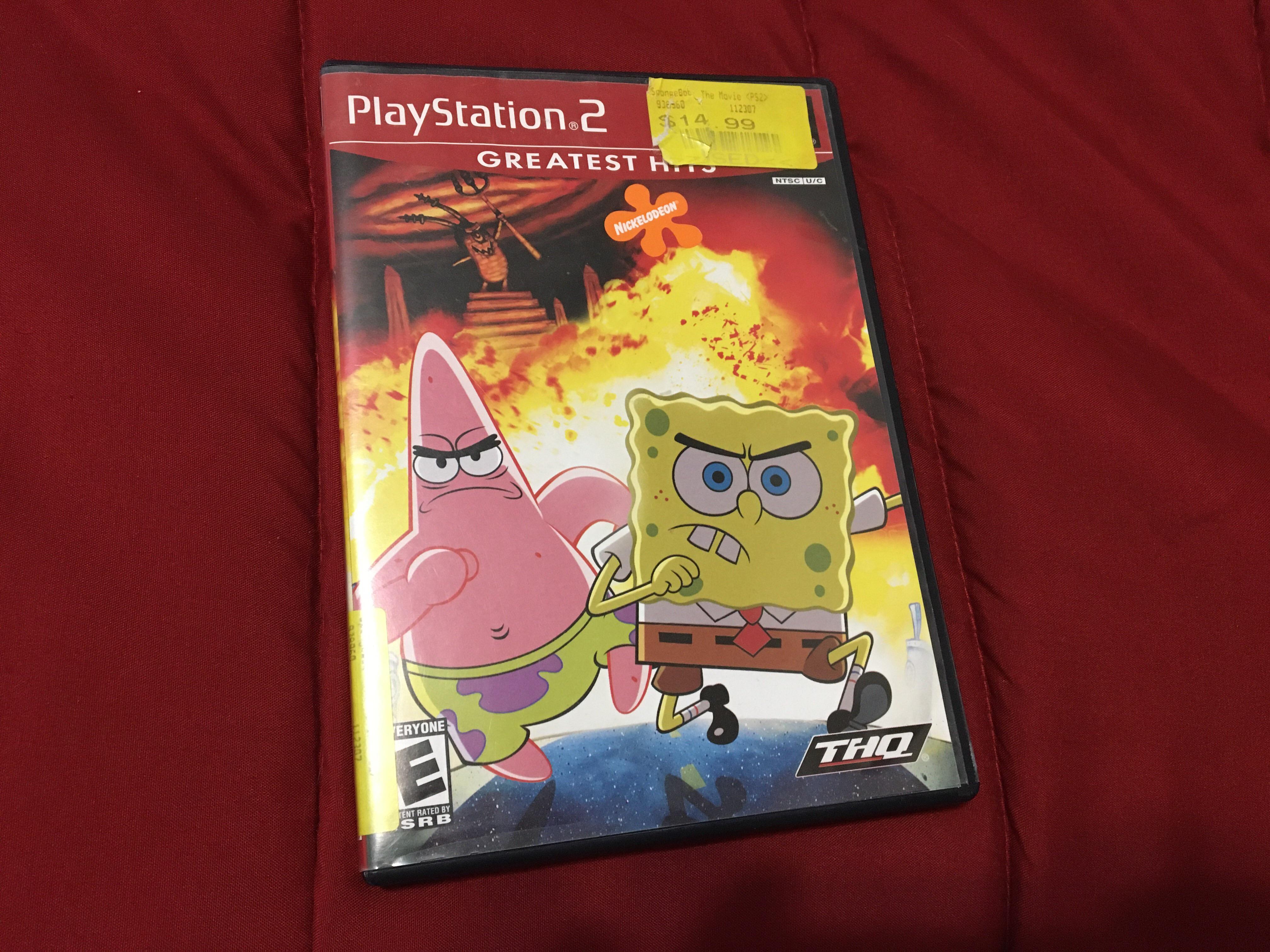 Anyone know why my copy of the Spongebob movie game doesn’t have a