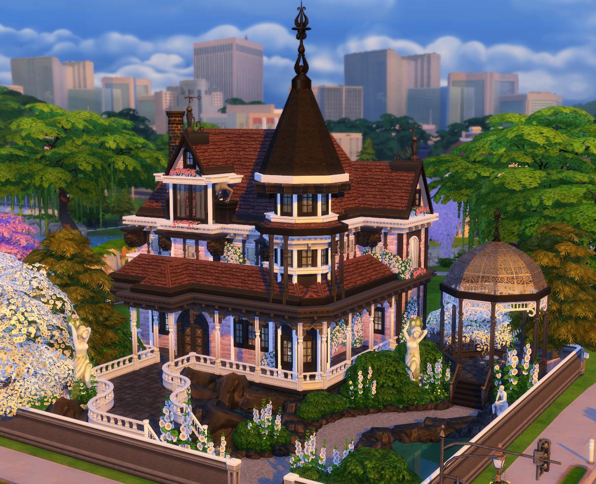 Victorian mansion r/Sims4