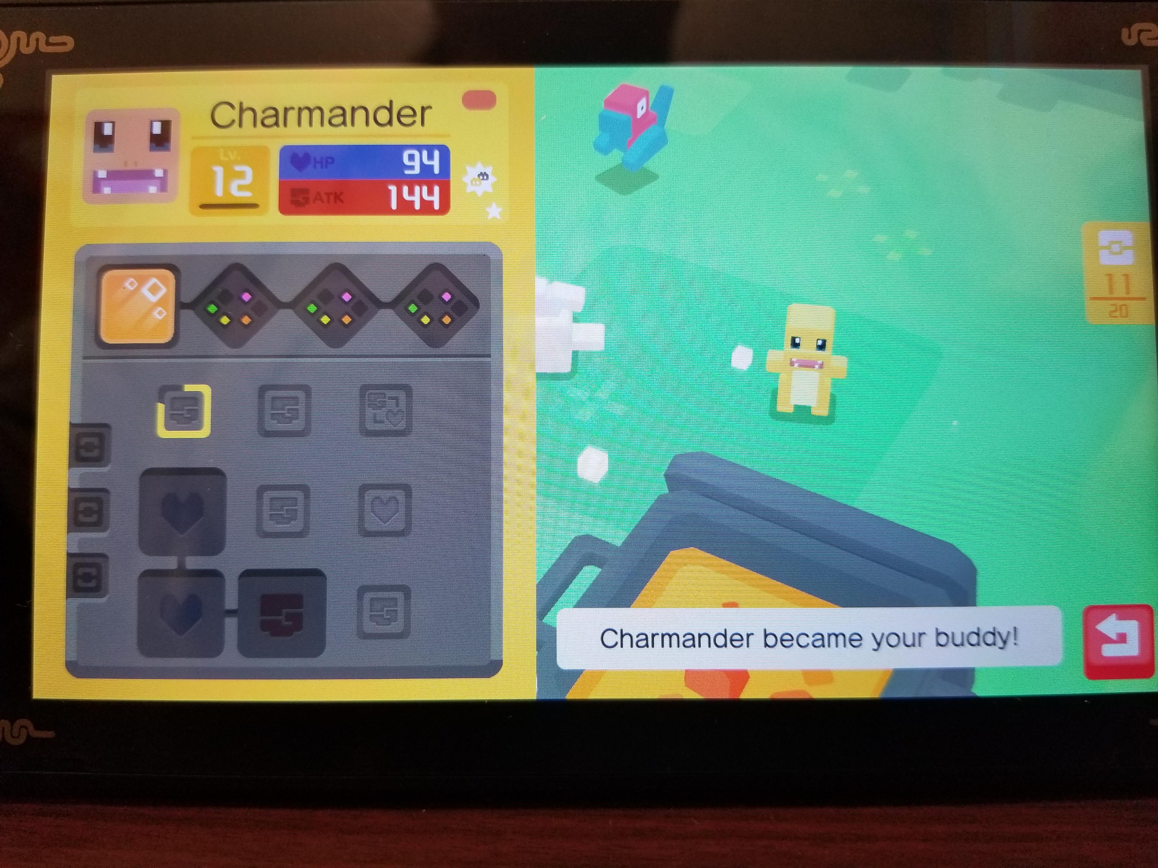 [talk] Shiny Charmander in Quest! First Shiny and my Favorite! r