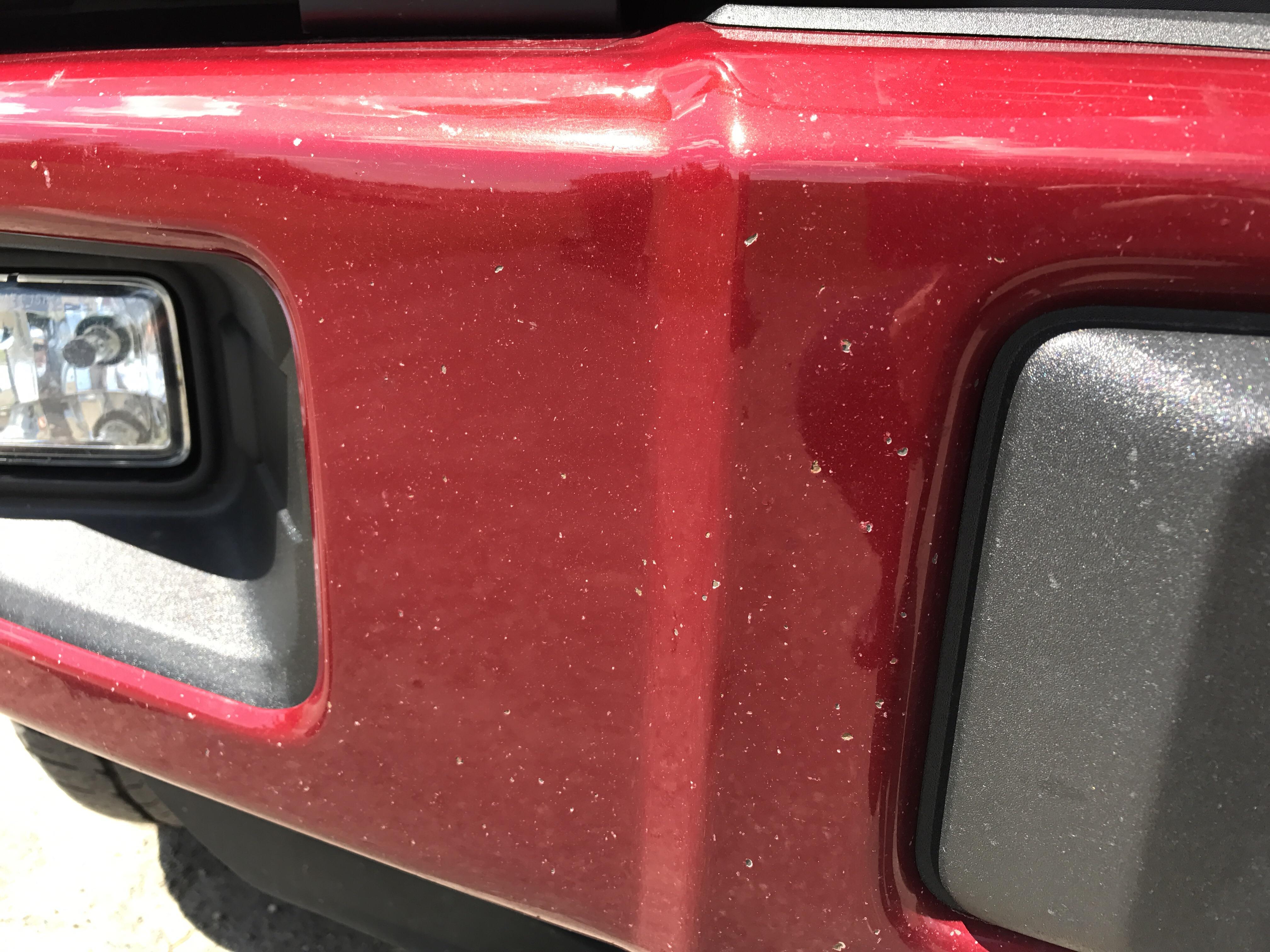 2 years in and these painted bumpers aren't holding up well. I wonder