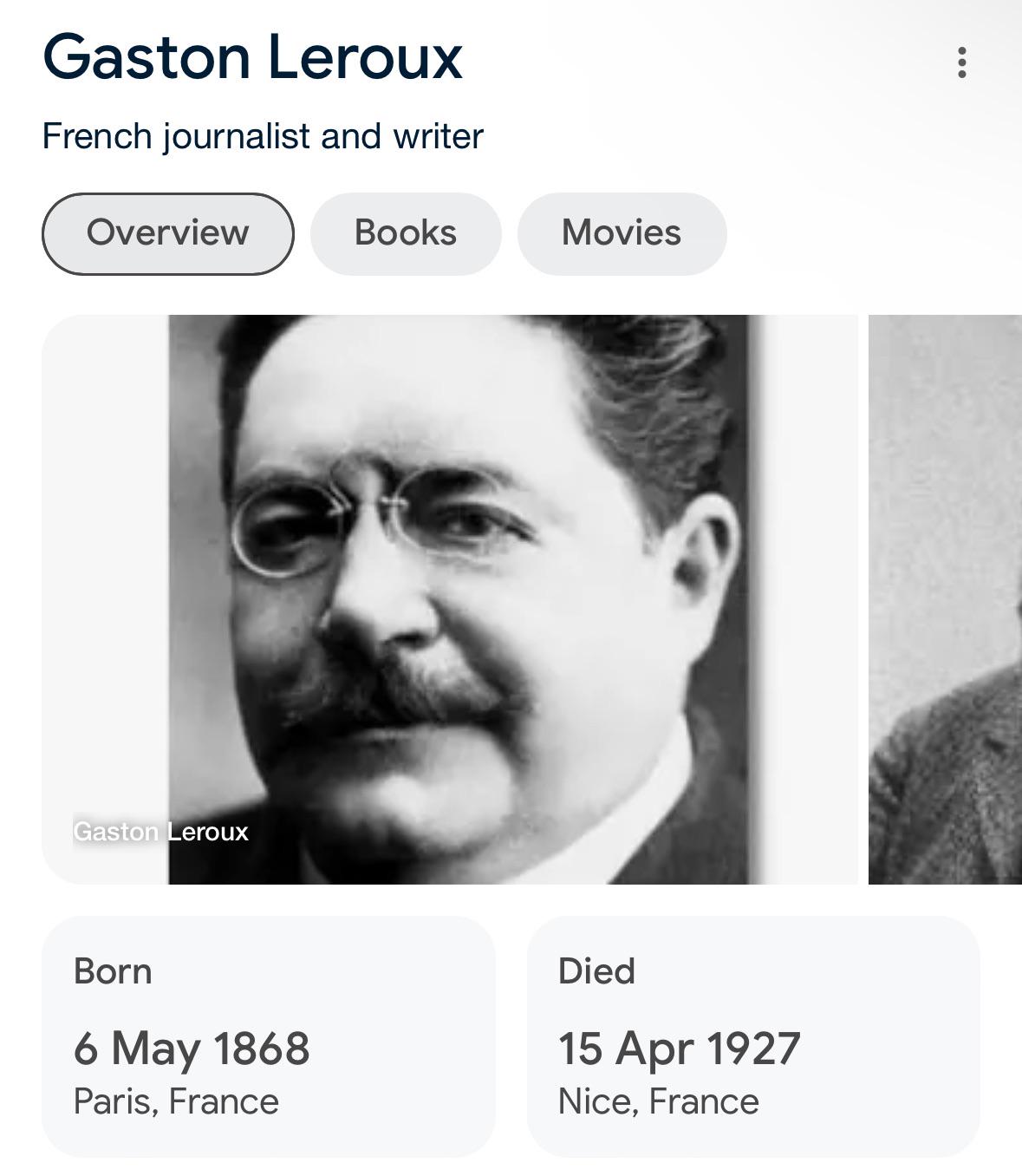 Gaston Leroux r/box5