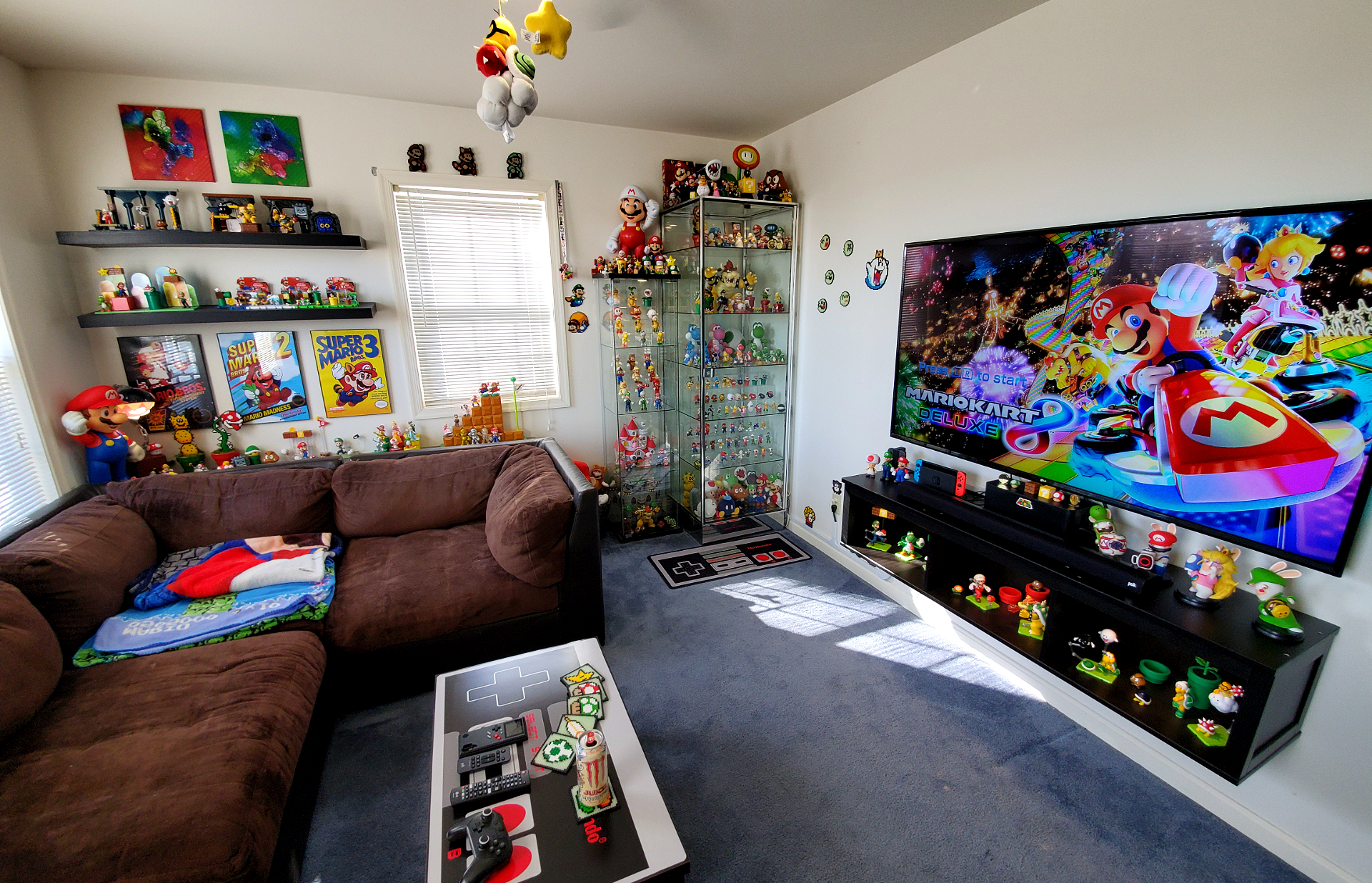 My mario collection/game room. Mario