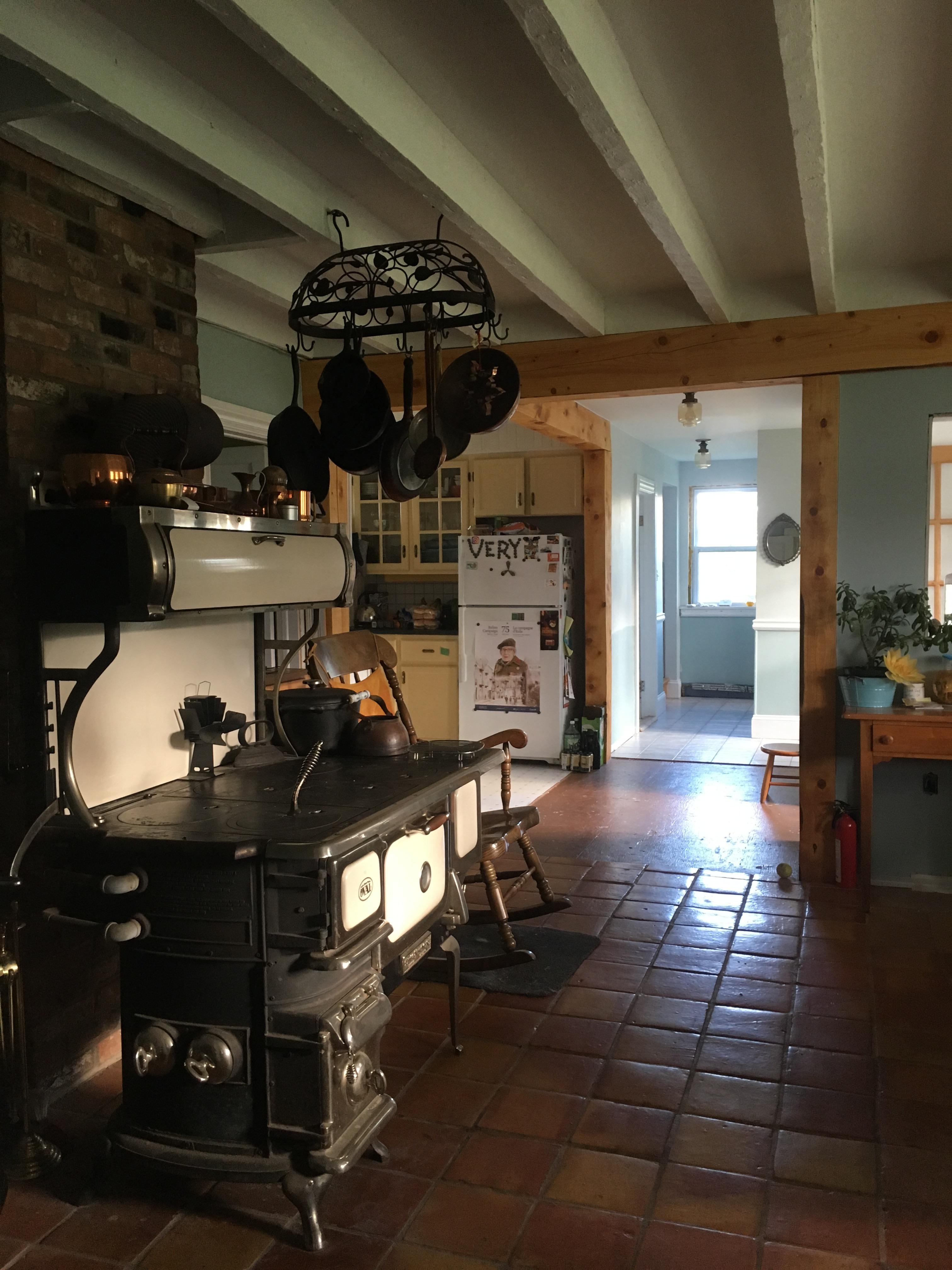 This Canadian made Elmira cook stove makes the best breakfasts and