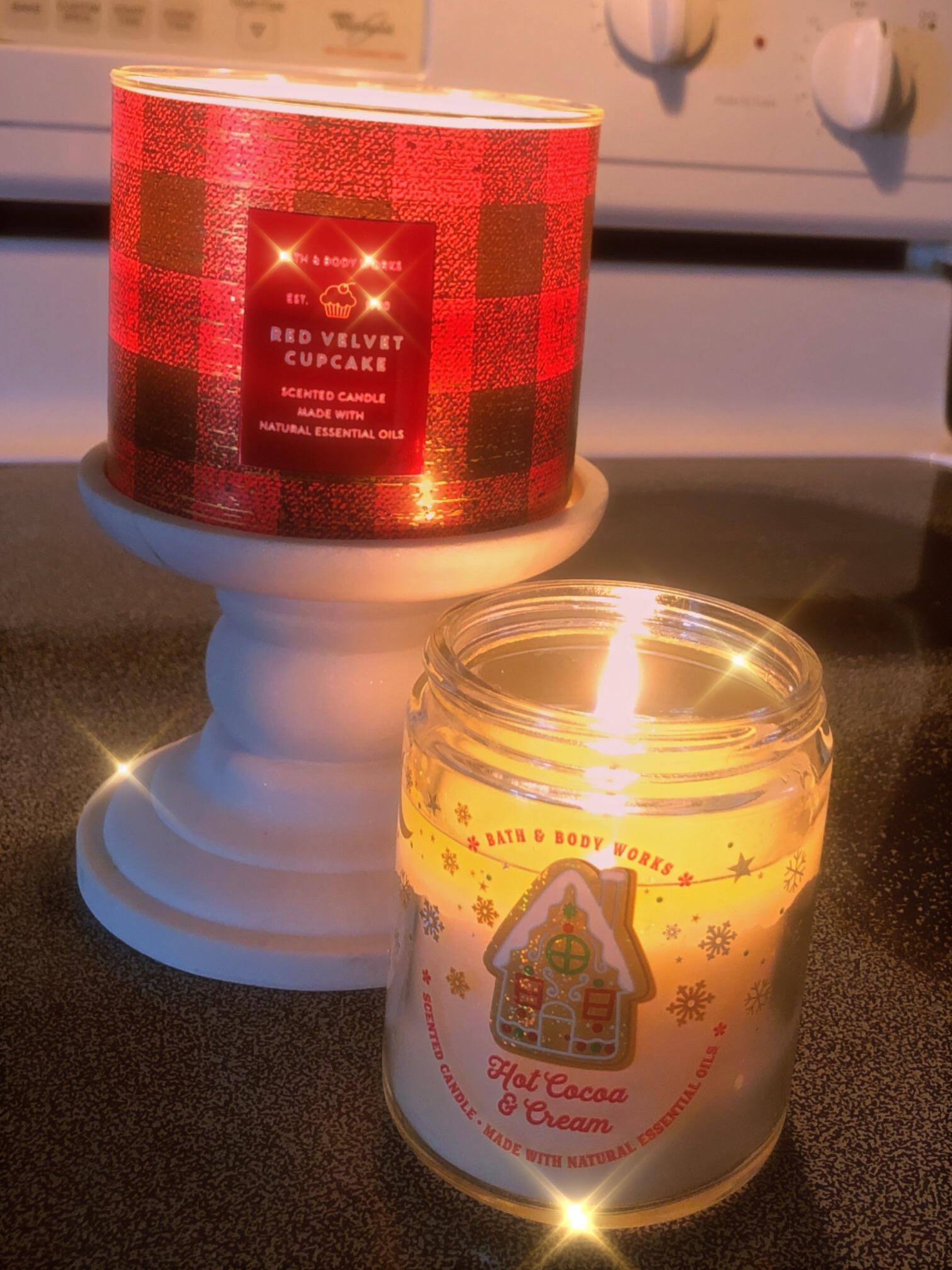 I enjoy mixing and matching for custom scents. I love these two in the kitchen while we decorate