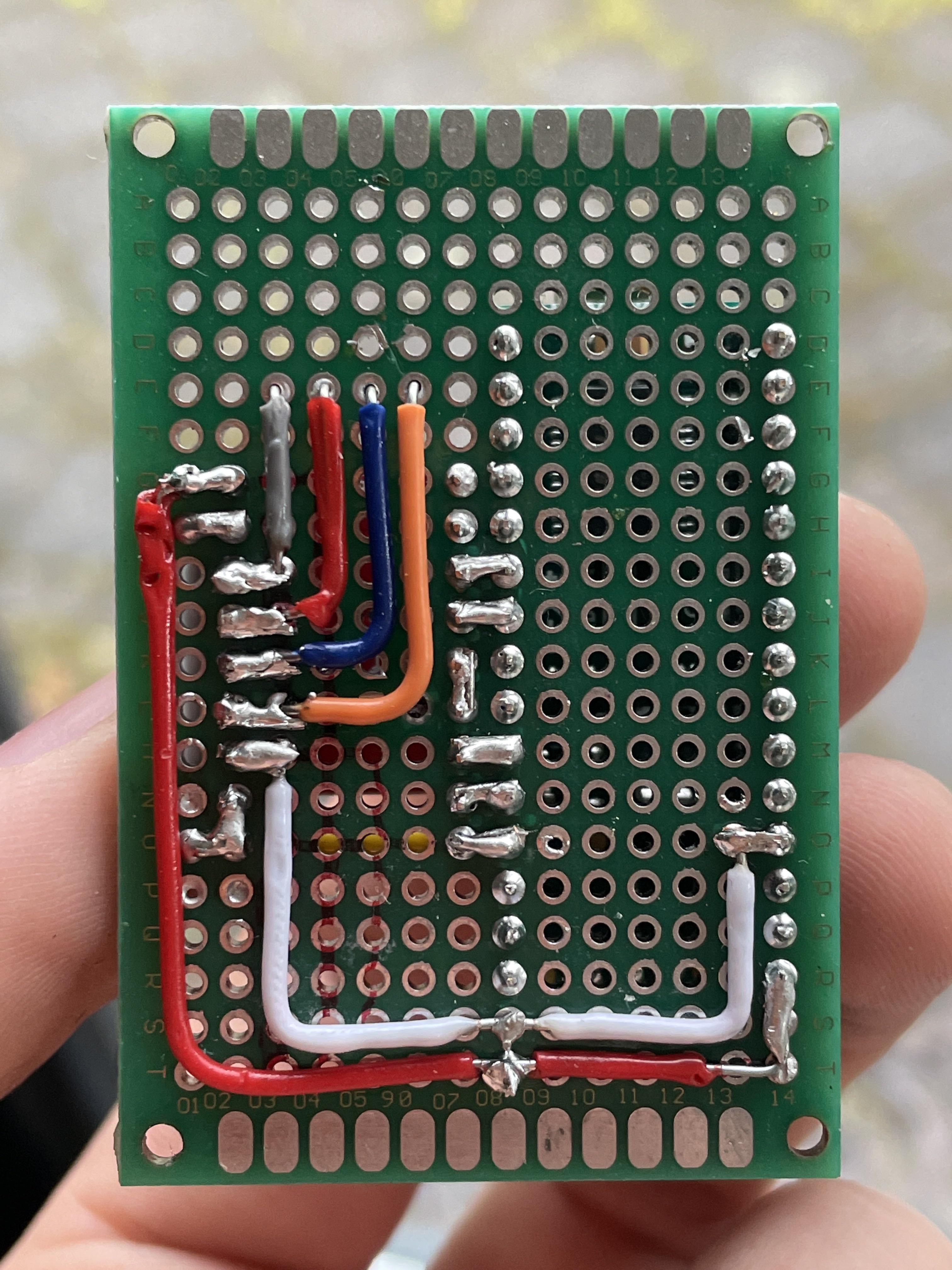 Guys, what do you think of my first solder job? On the other side is a