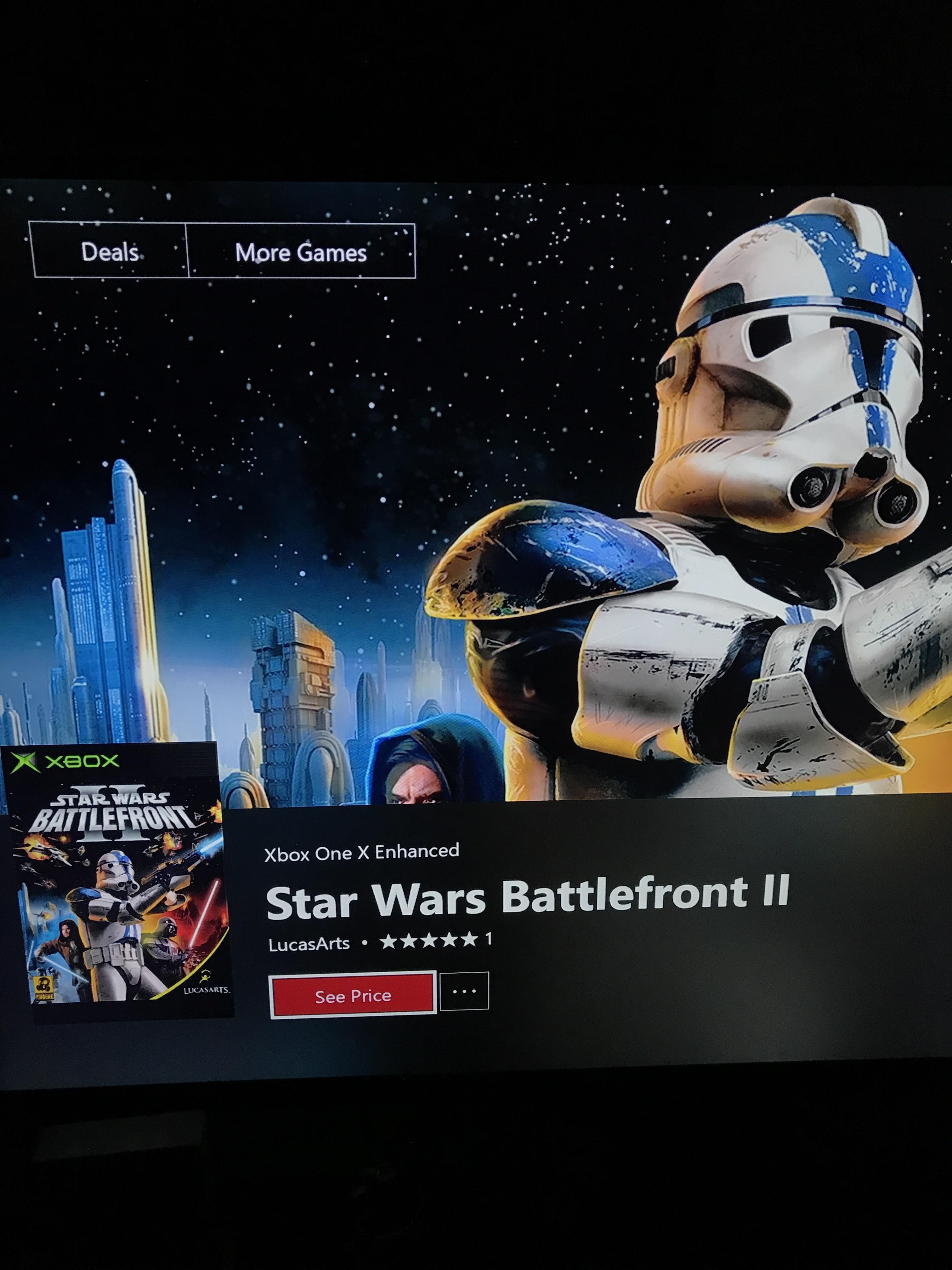 PSA The real Battlefront 2 is now on Xbox one r/gaming