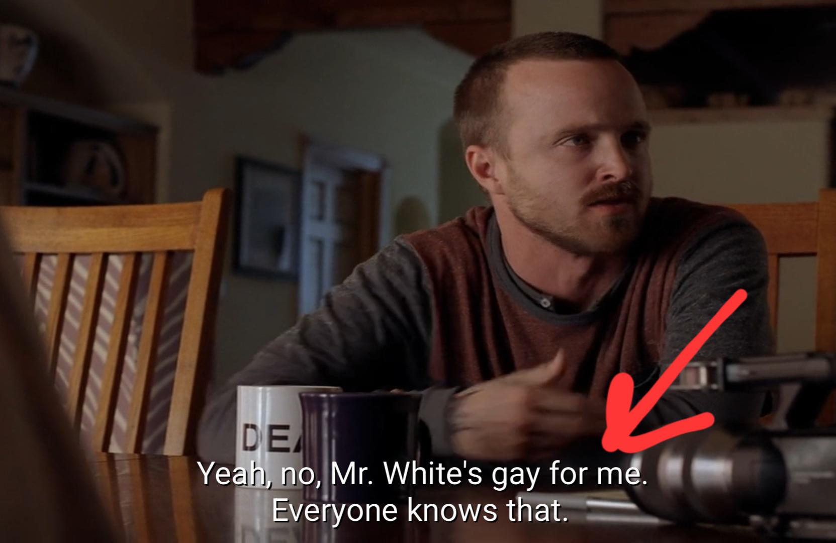 This is what makes rewatching BB so rewarding. Every time I pick up on