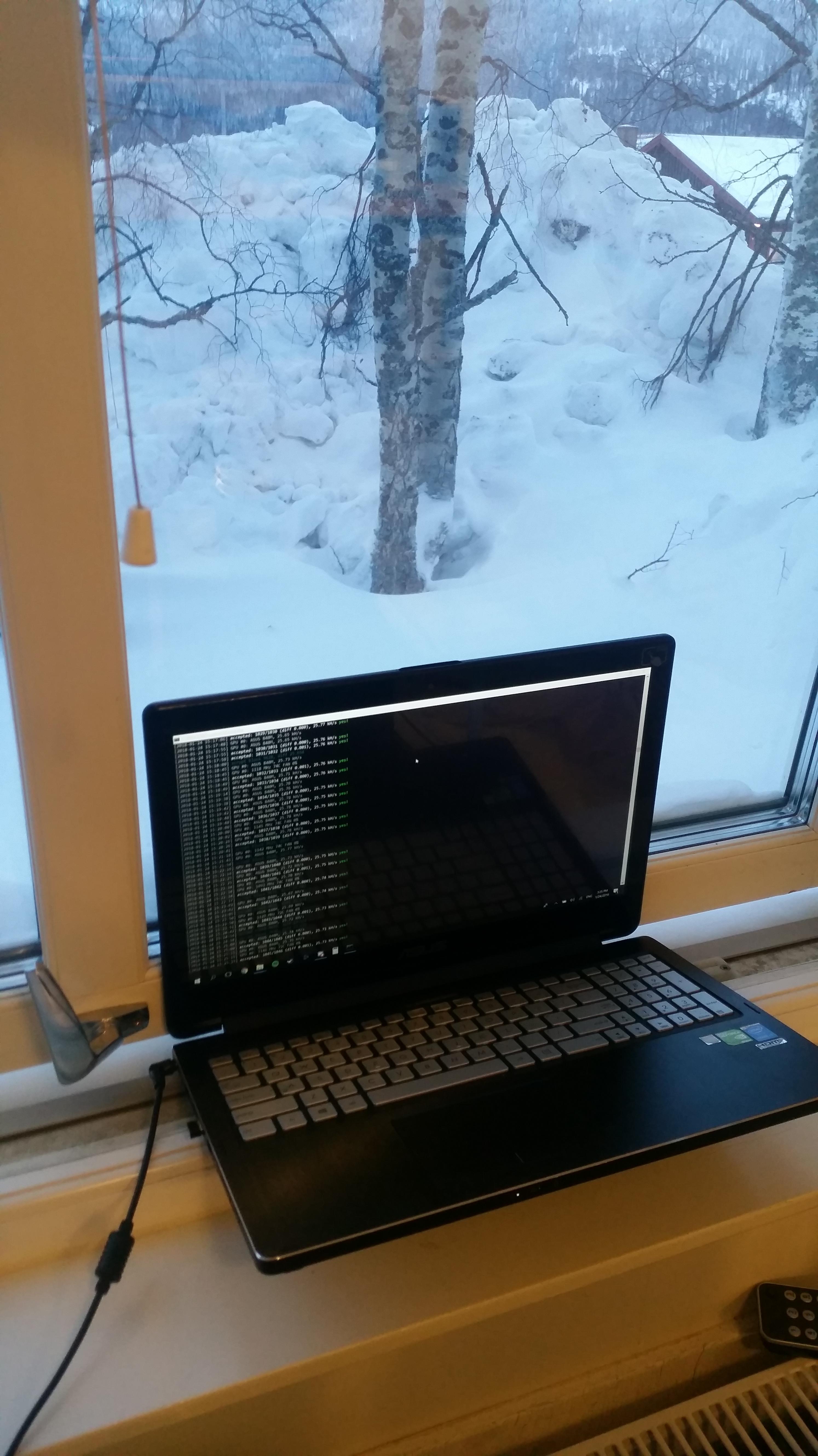 I beat all of you guys' cooling techniques. r/garlicoin