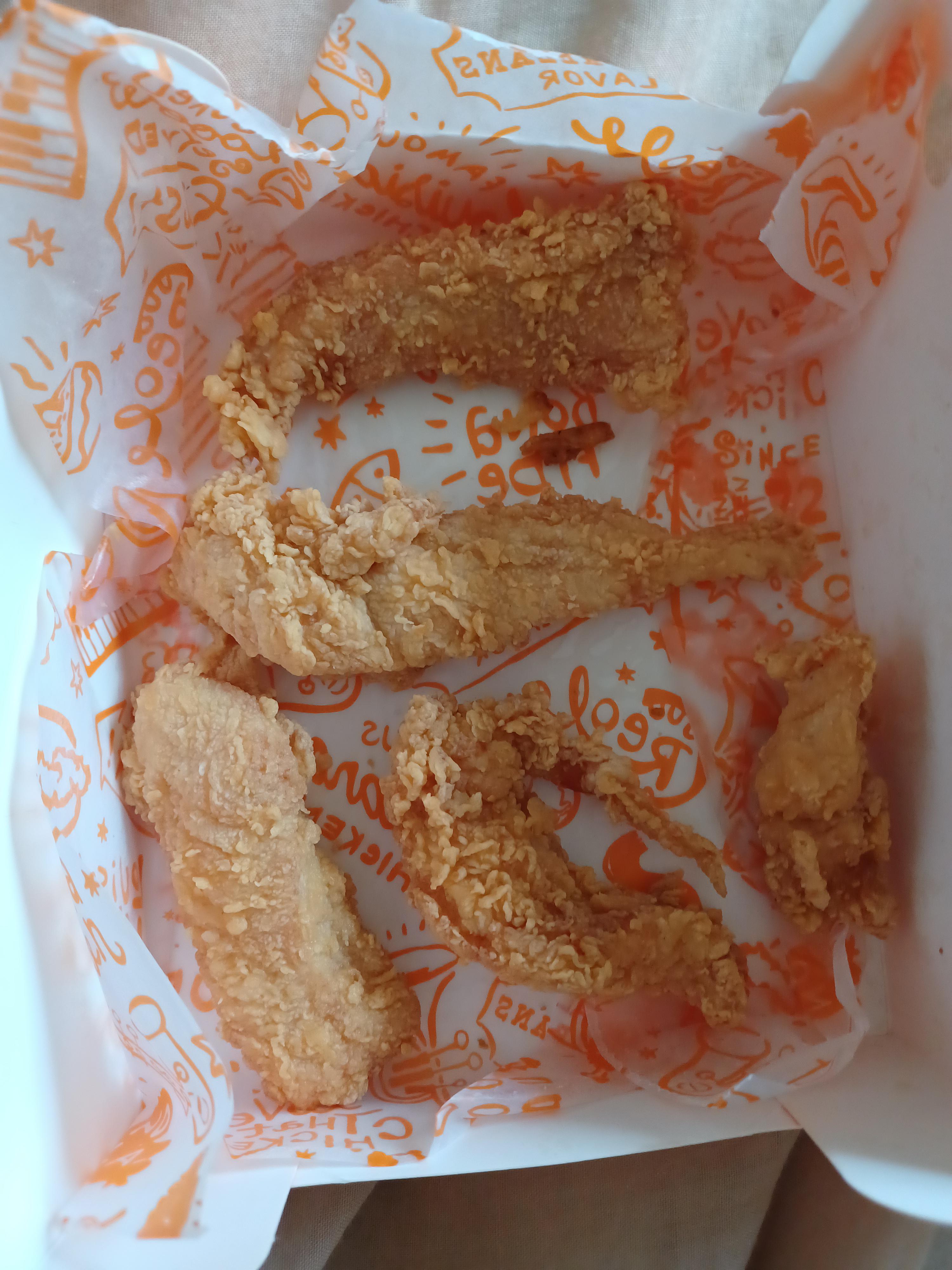 Are Popeyes shrinking their tenders or did I just get a small batch