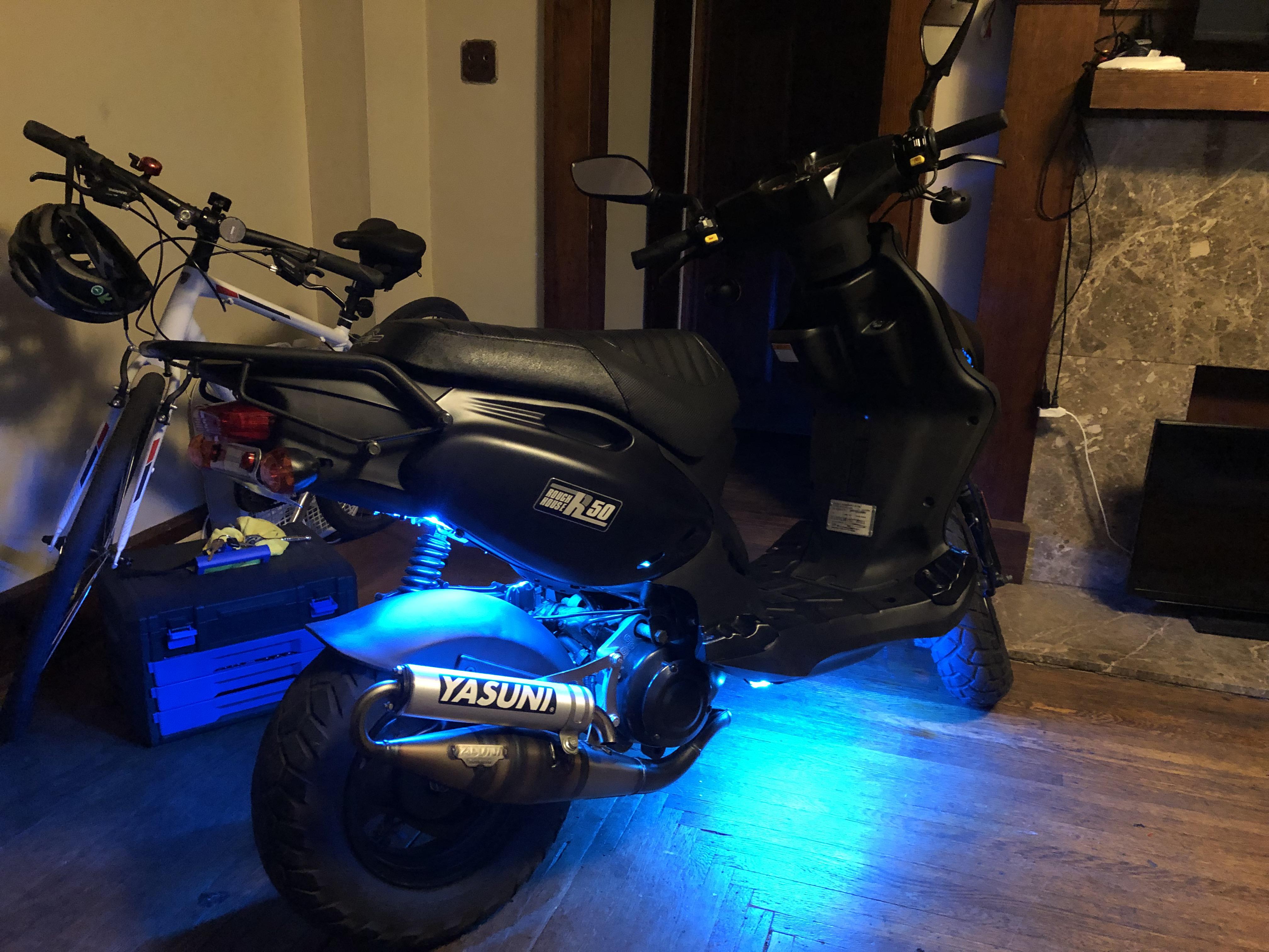 Just finished up installing the led lights. Very easy to install. I 3m