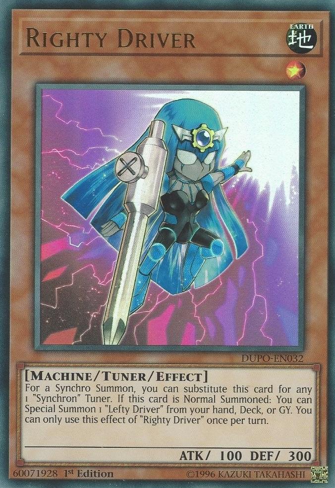 What decks makes the most use out of righty and lefty driver? yugioh