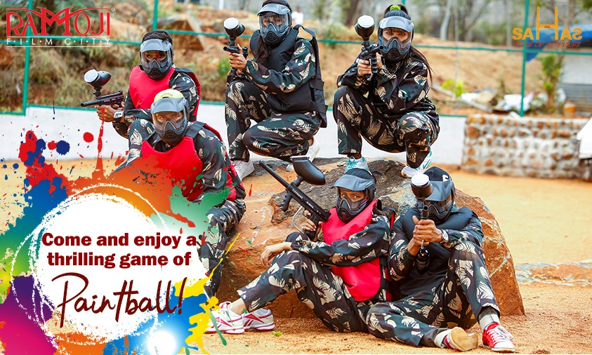 Ramoji Sahas Adventure Park Paintball Game near Hyderabad r/AdventureTravel