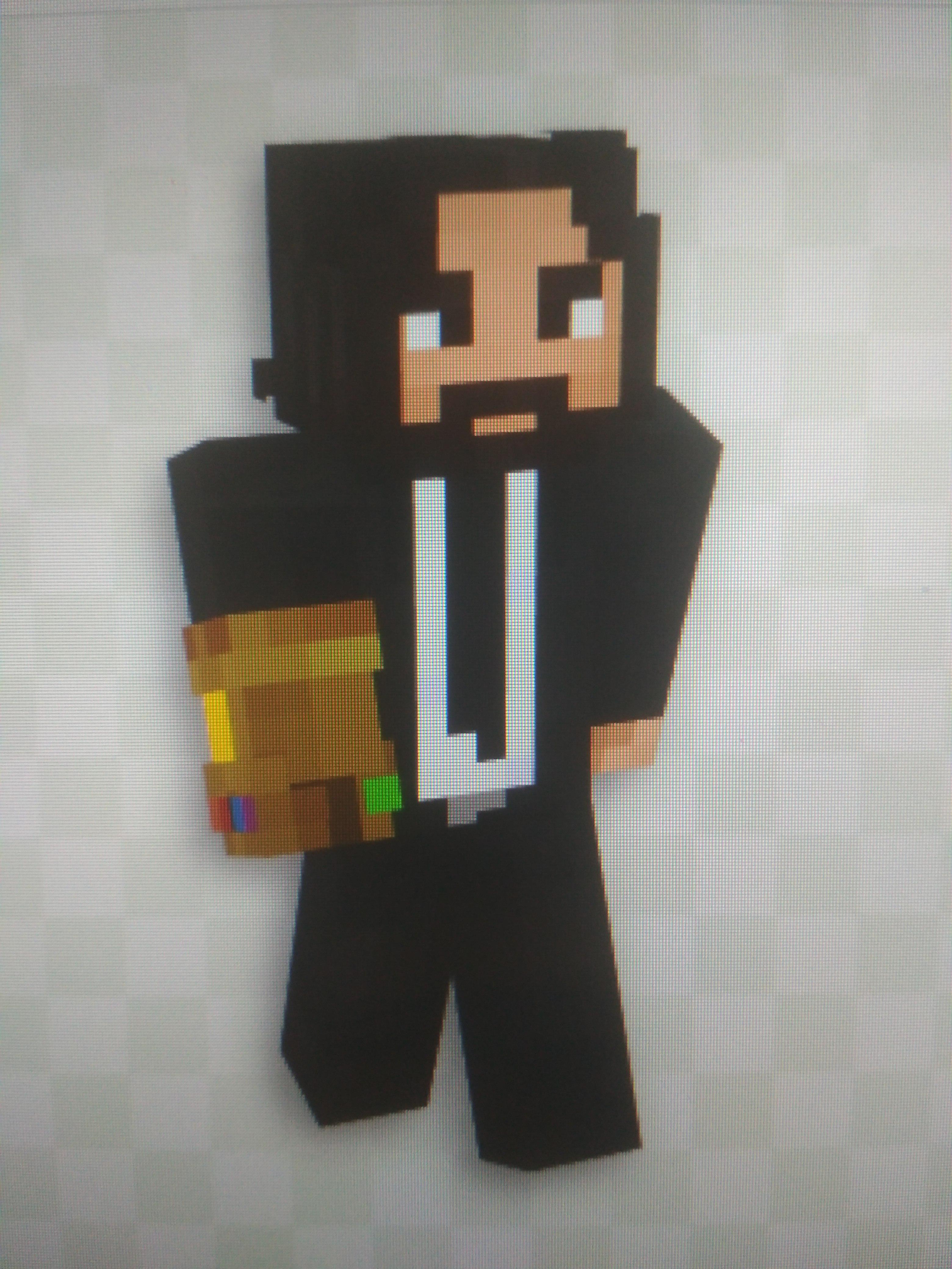 Infinity Gauntlet Minecraft Skin