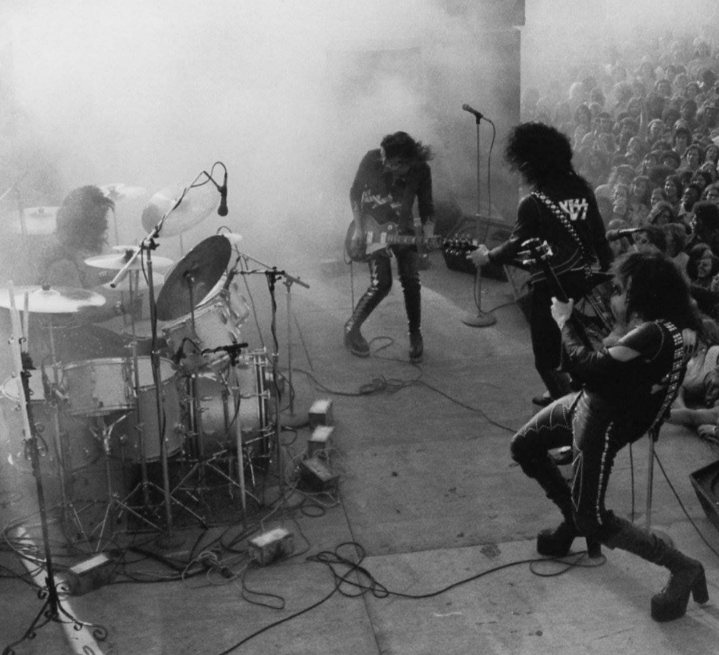 Forest Park, St Louis on March 31, 1974 at the KSHE KiteFly! Photo by