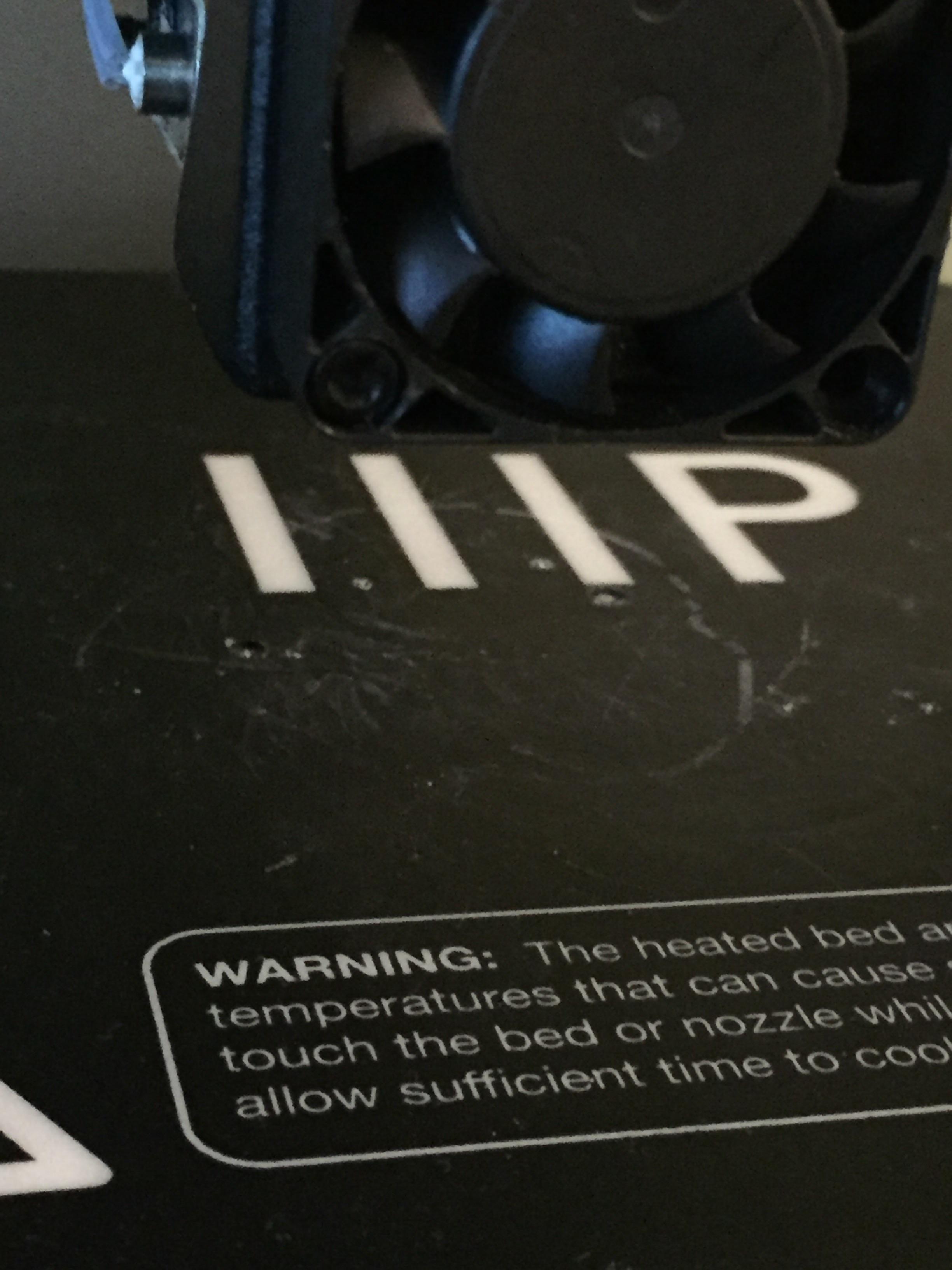 I think I made a dent in my bed.. r/3Dprinting