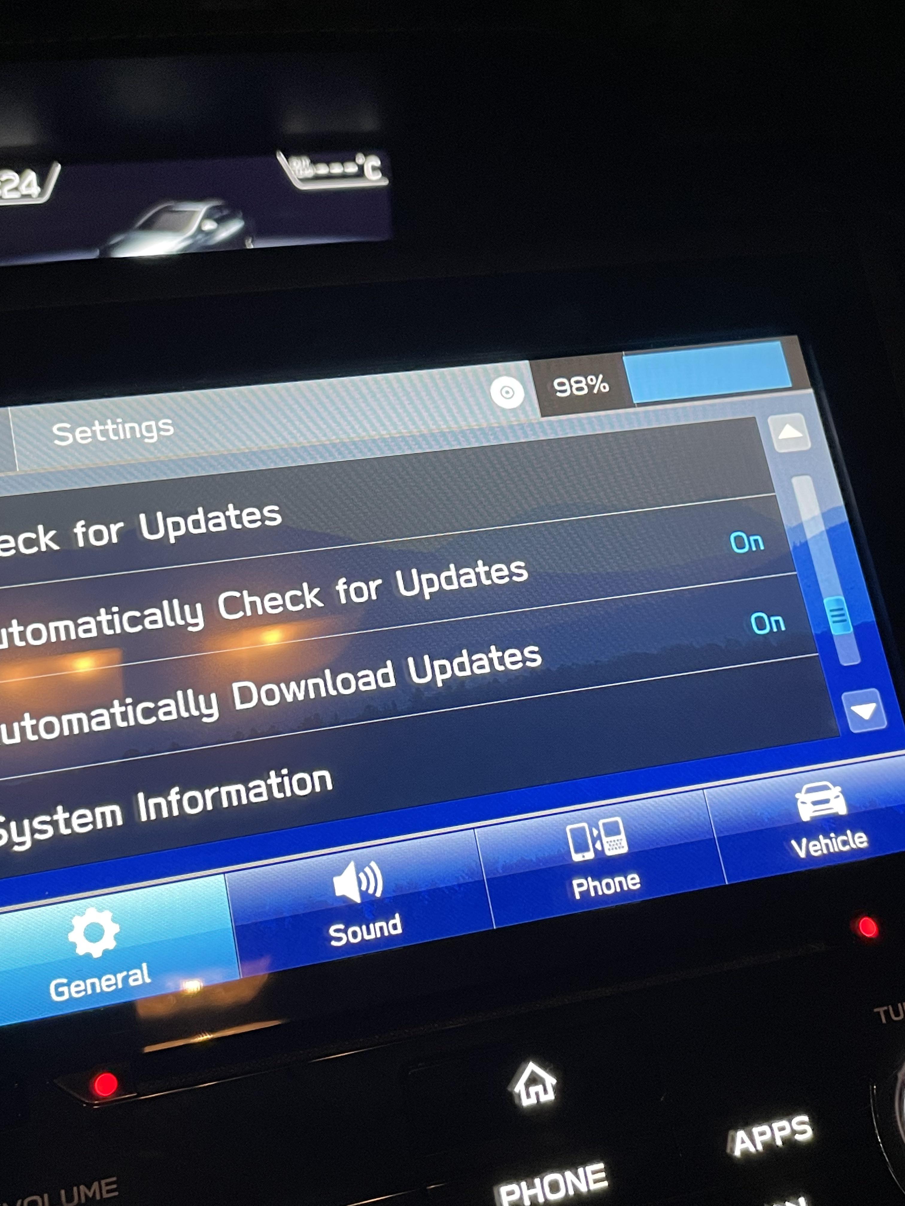 It’s updating : r/Crosstrek