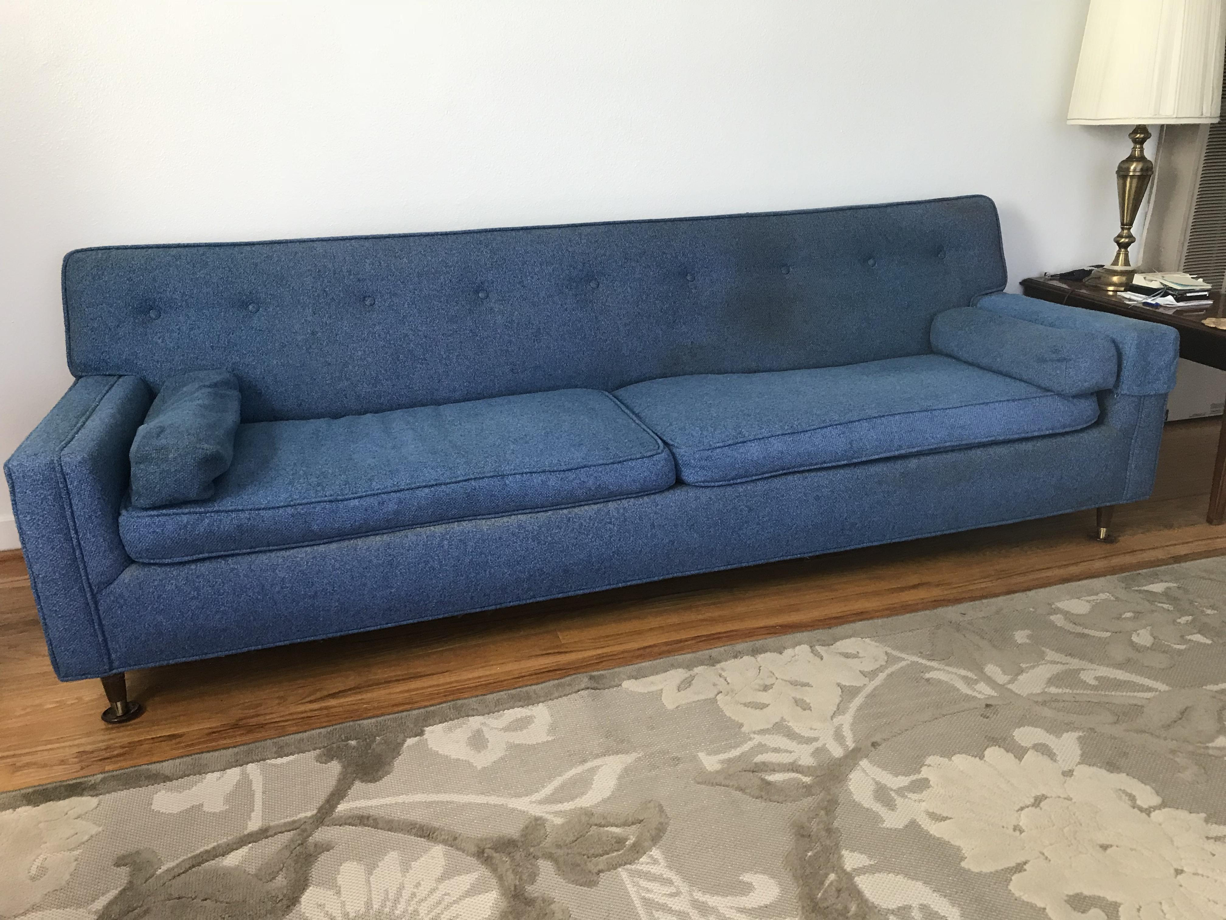 Hmmm. Thoughts on this couch? It was reupholstered at least 40 years