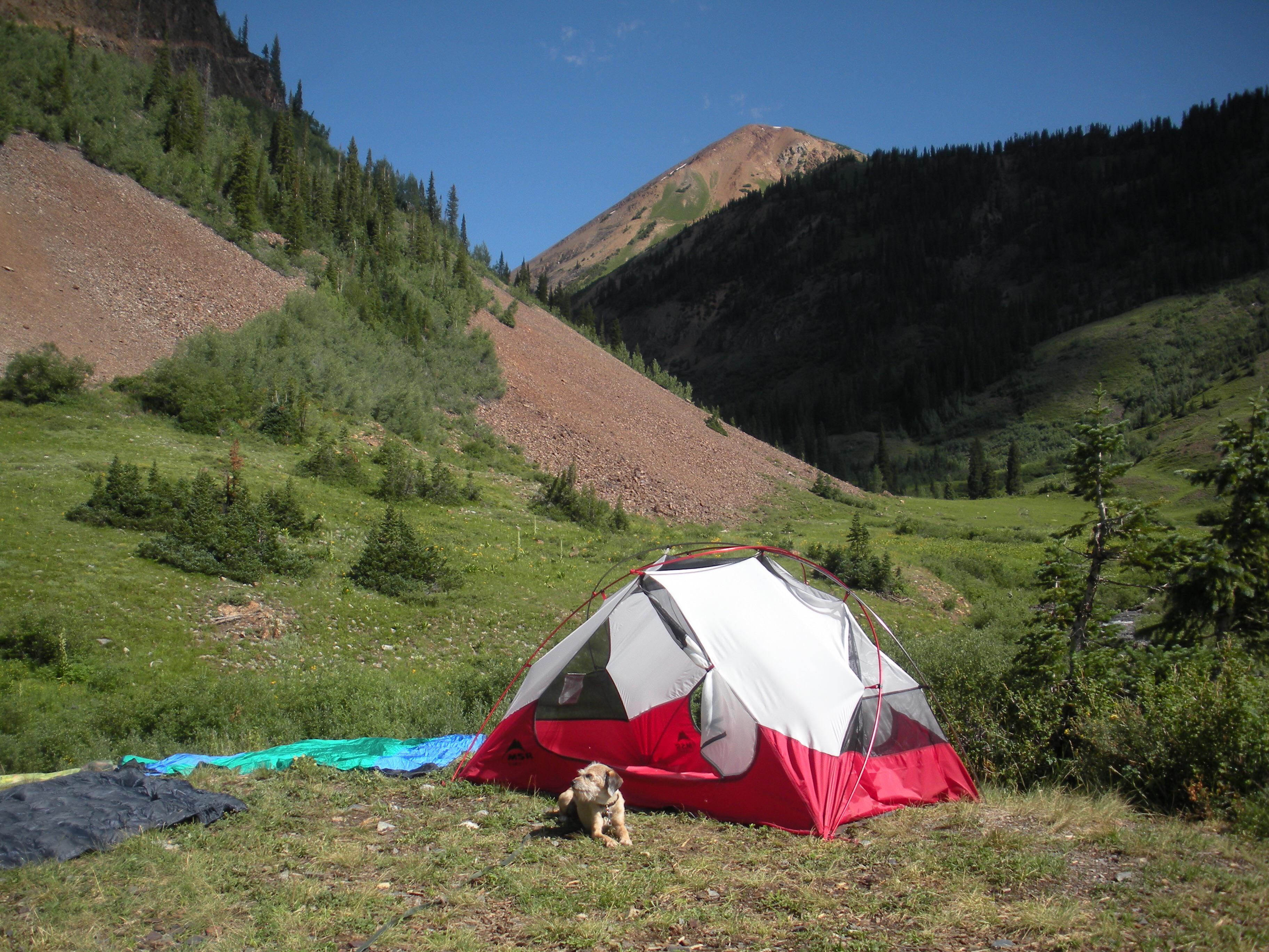 Camping along the Slate River, Crested Butte CO r/camping