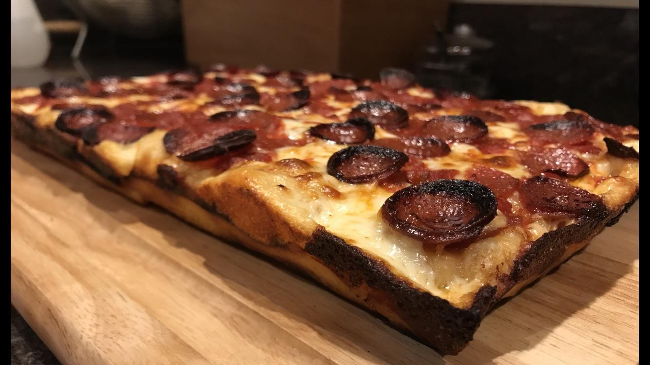 Detroitstyle crispy cheese seriouseats