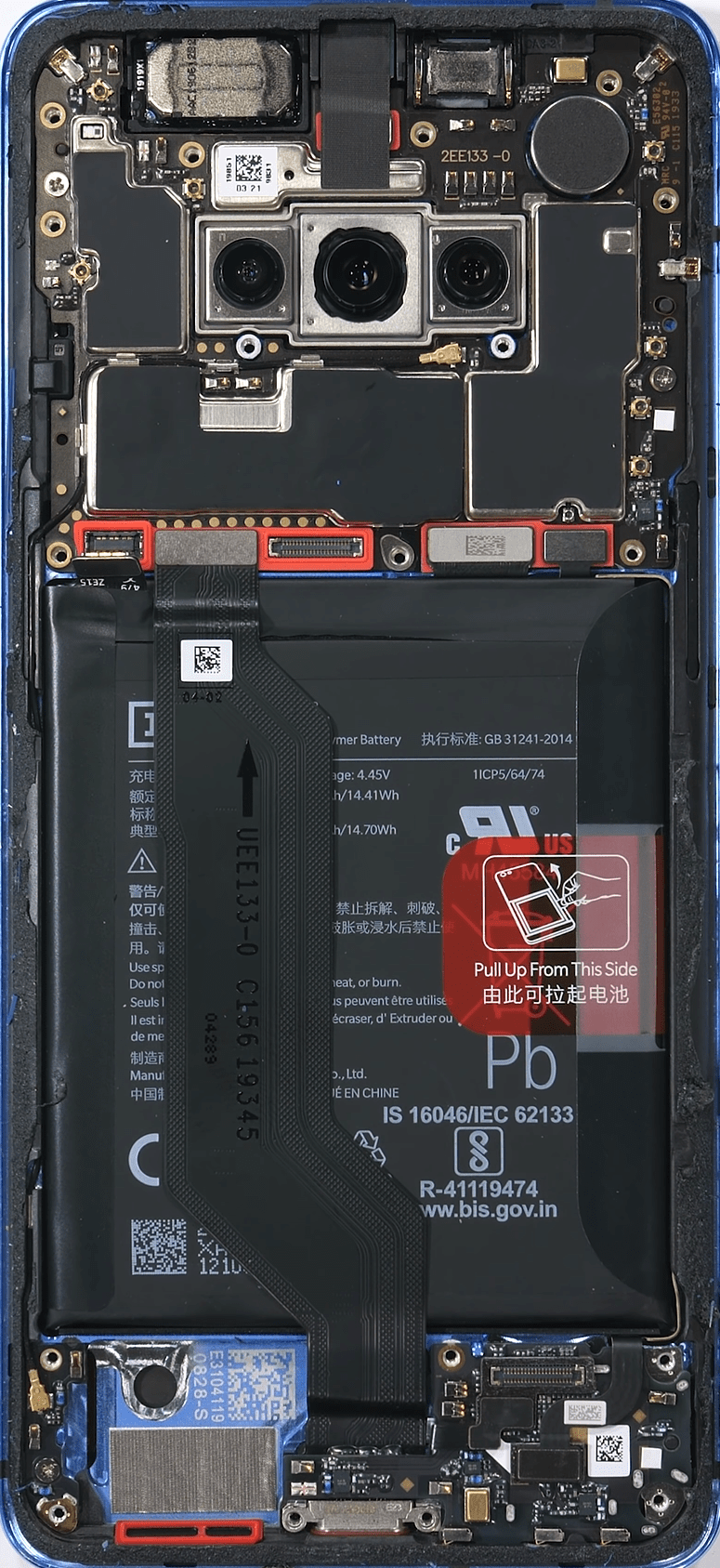 Here's a teardown wallpaper of the 7T oneplus7t