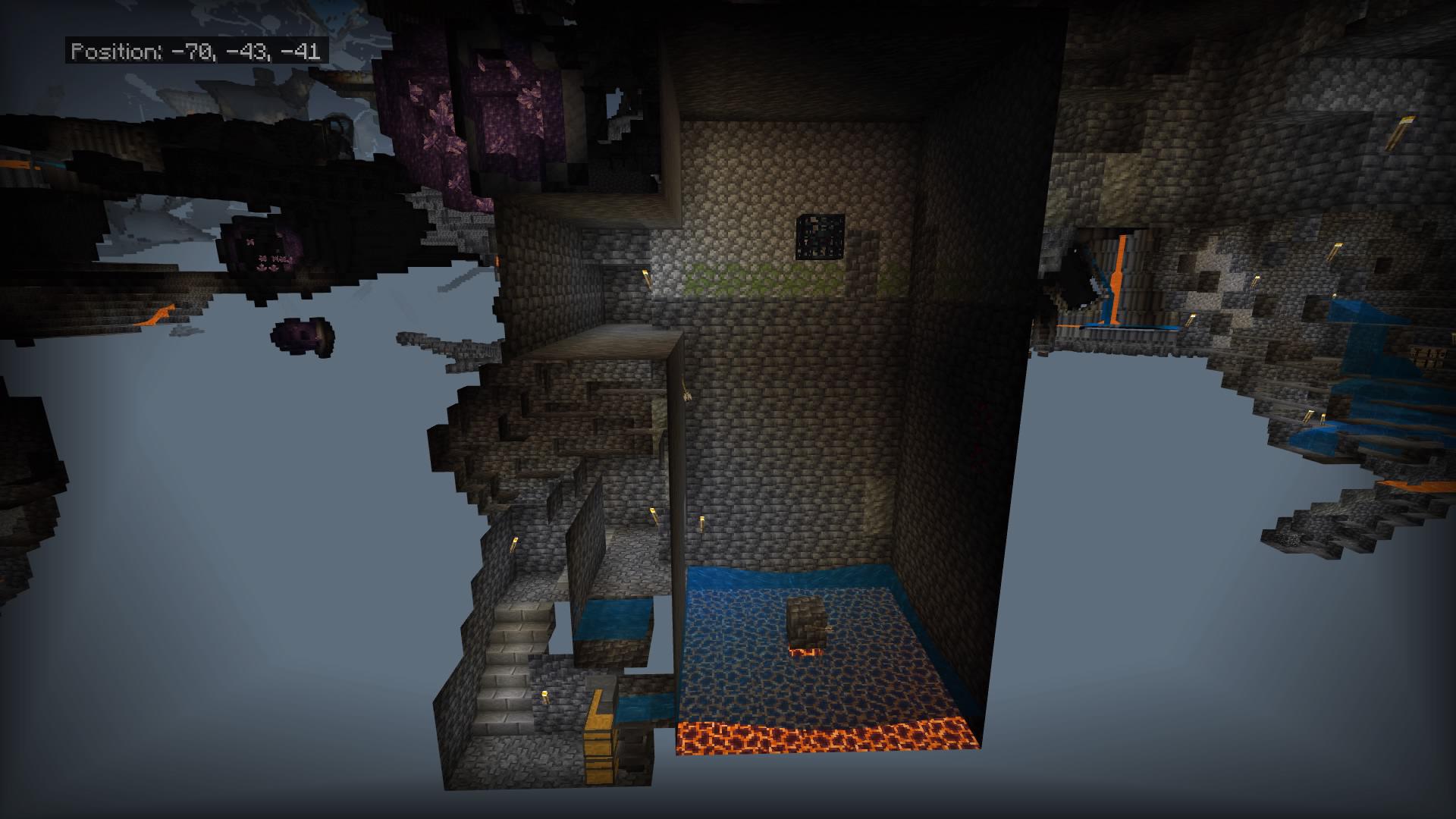 my skeleton spawner farm, any suggestions? r/Minecraft