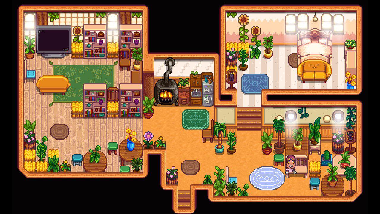 My ginger island home! i like plants, can u tell.. r/StardewValley