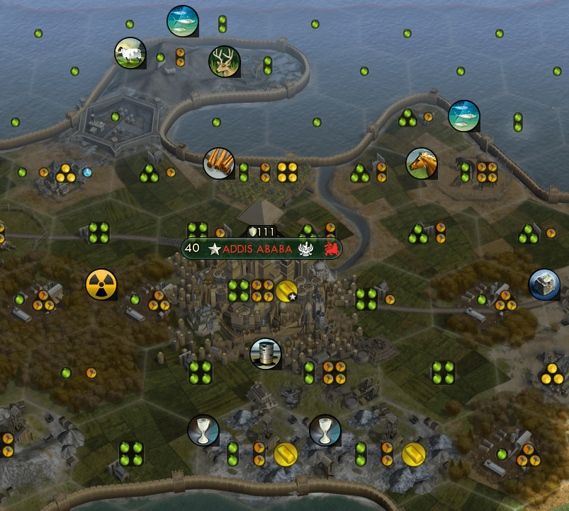 Only sources of Oil & Uranium on the map were next to my opponent's