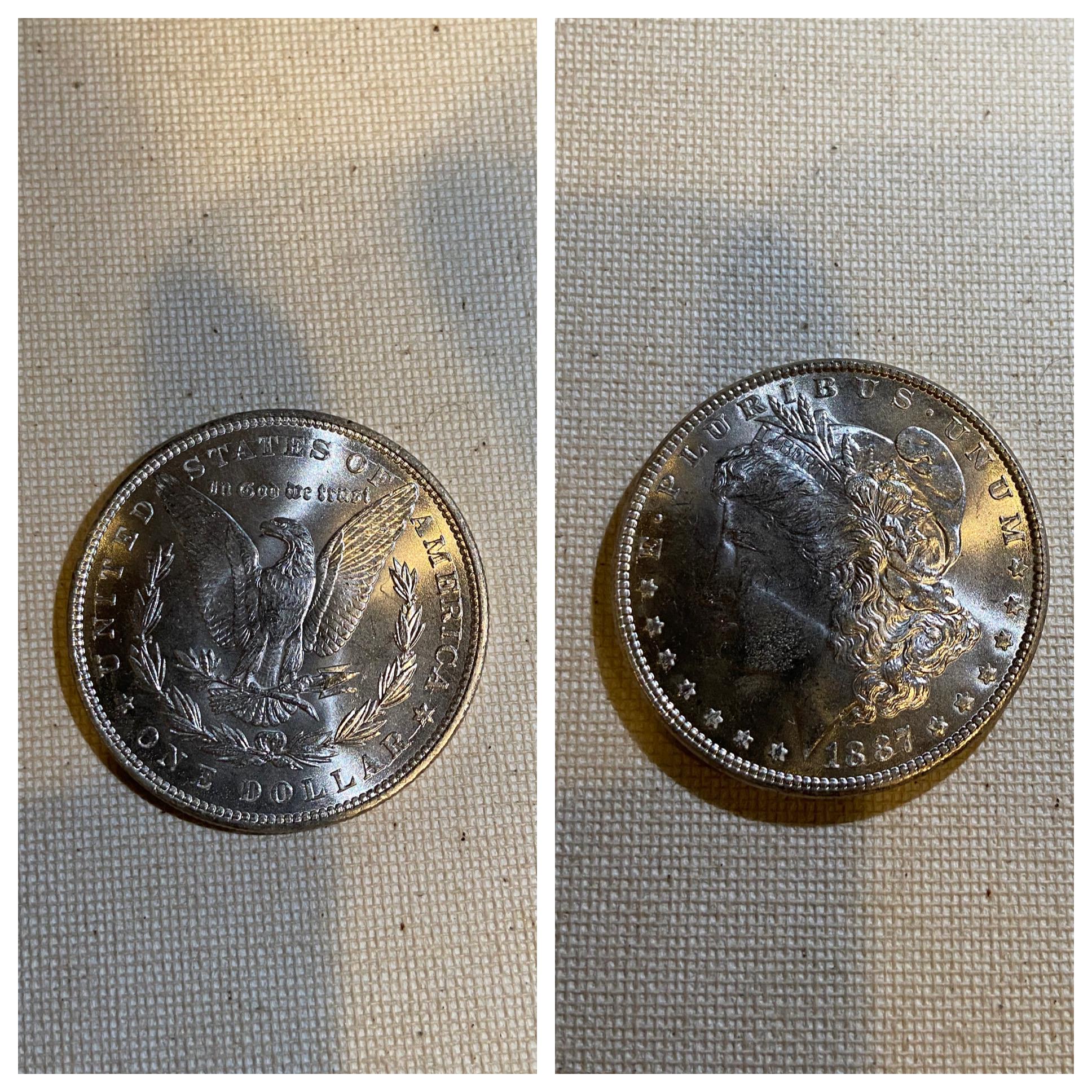 Have about 50 of these 1887 silver dollars. Are they worth anything
