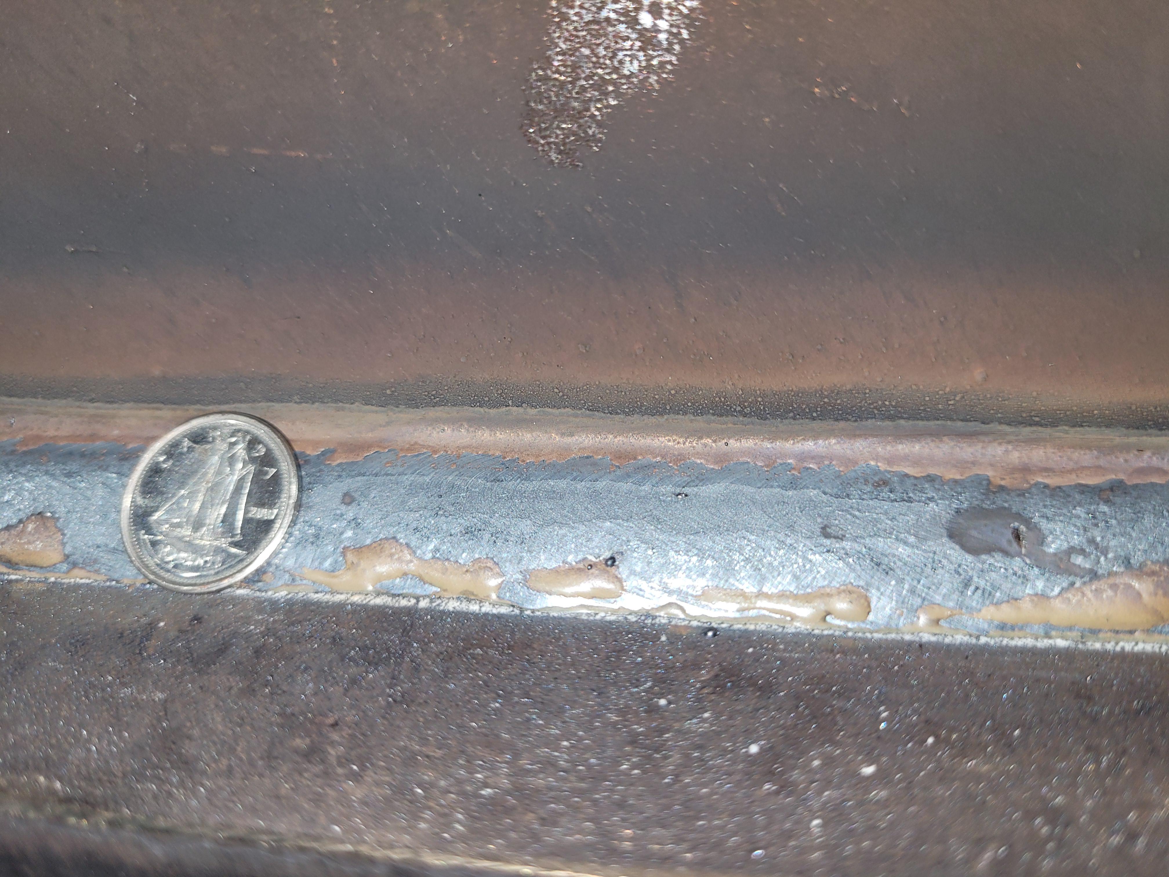 Does this count as laying dimes? r/Welding